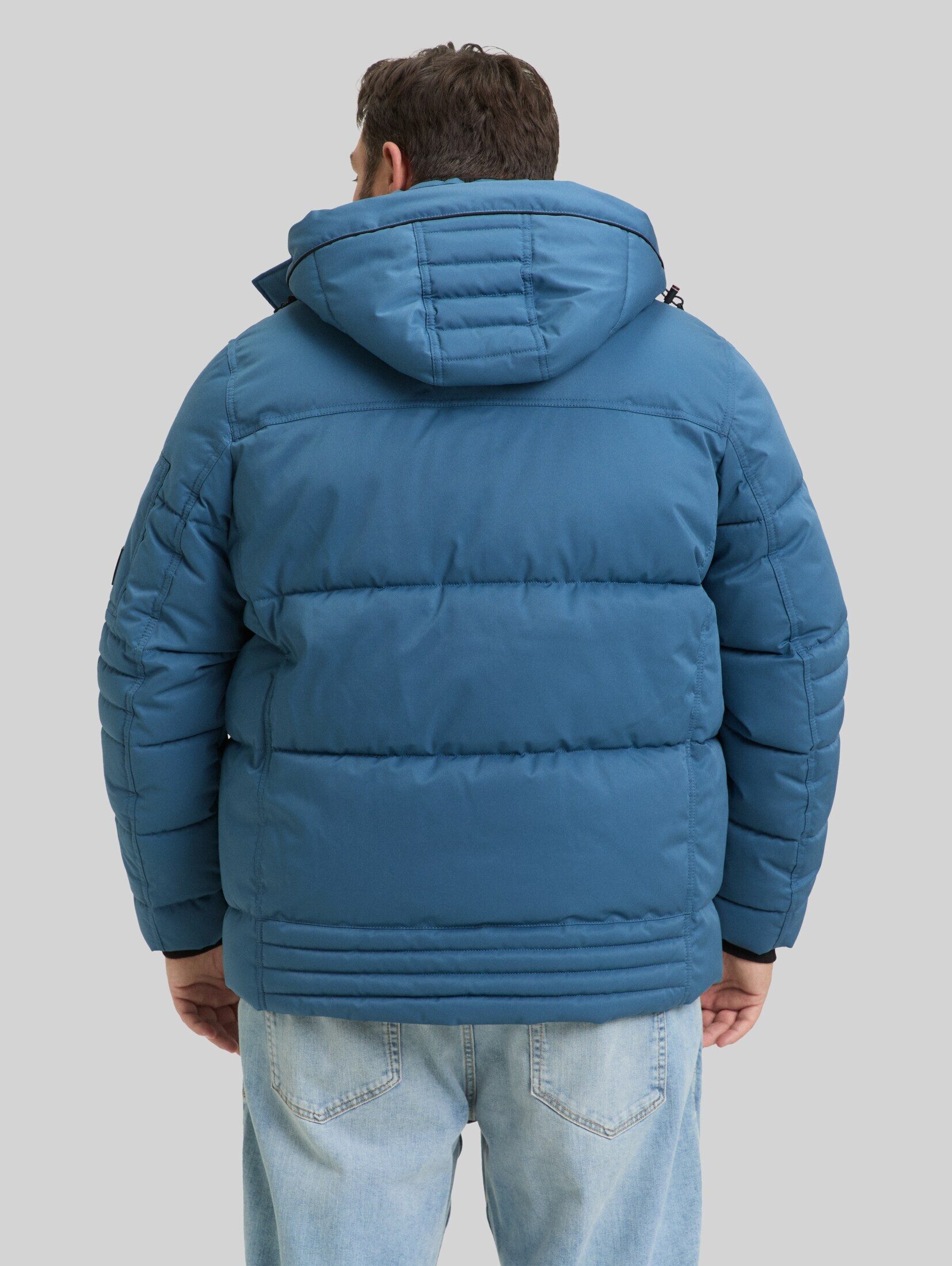 TOM TAILOR PLUS Winterjacke Jacken Plus Size - Pufferjacke mit abnehmbarer Kapuze