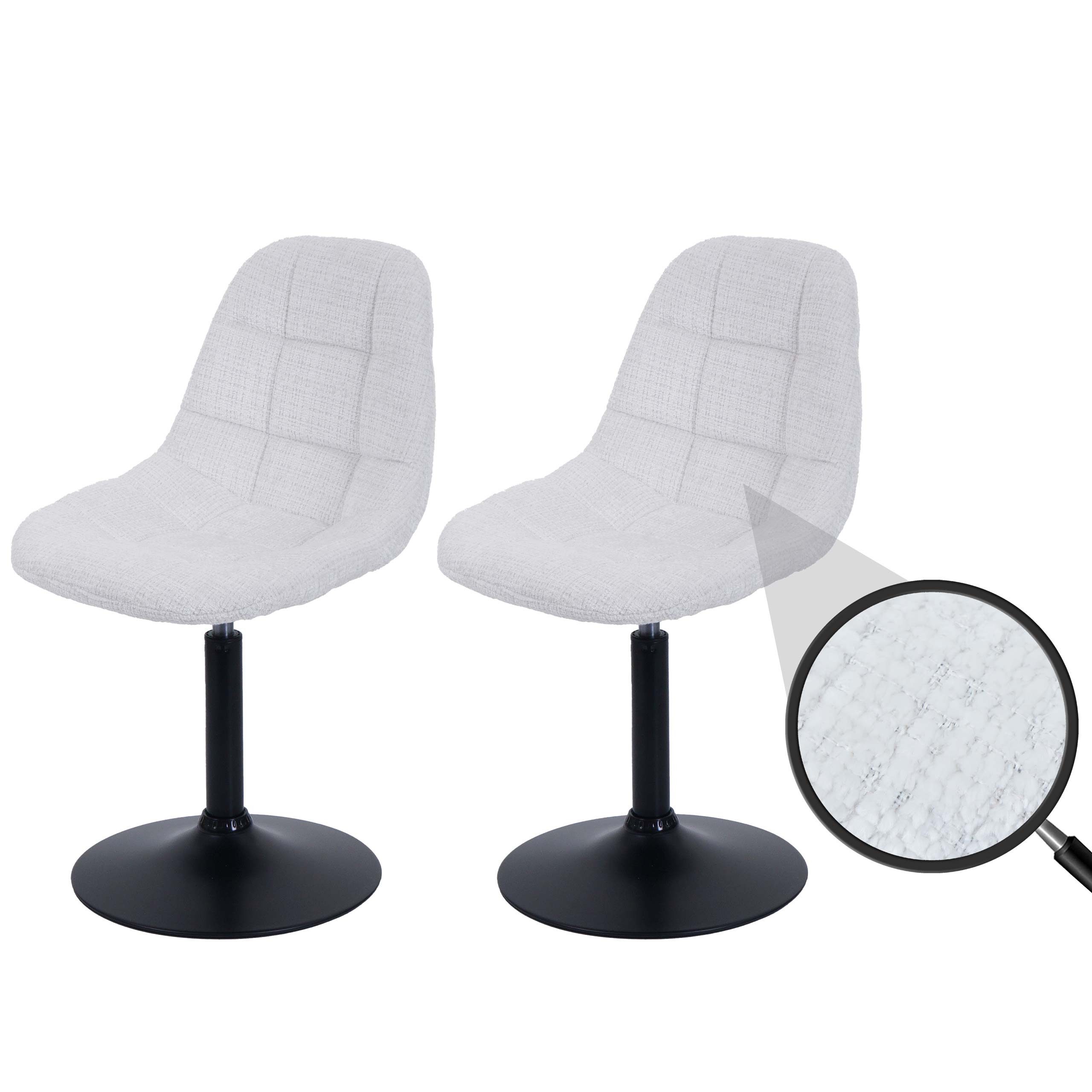 MCW Esszimmerstuhl MCW-A60-C-2 (Set, 2 St), Frei drehbar um 360°, Hochwertige Verarbeitung, Einfache Montage