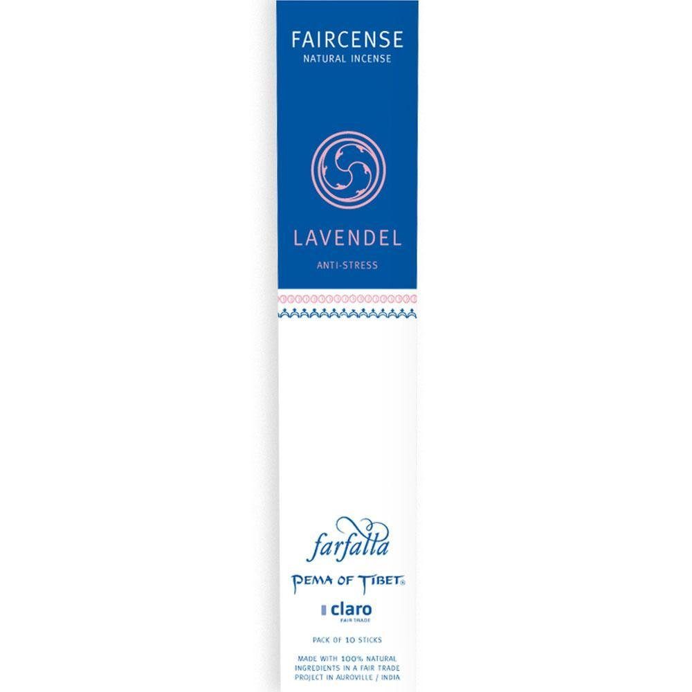 Farfalla Essentials AG Duftstäbchen Faircense Räucherstäbchen Lavendel, 10 Stk.