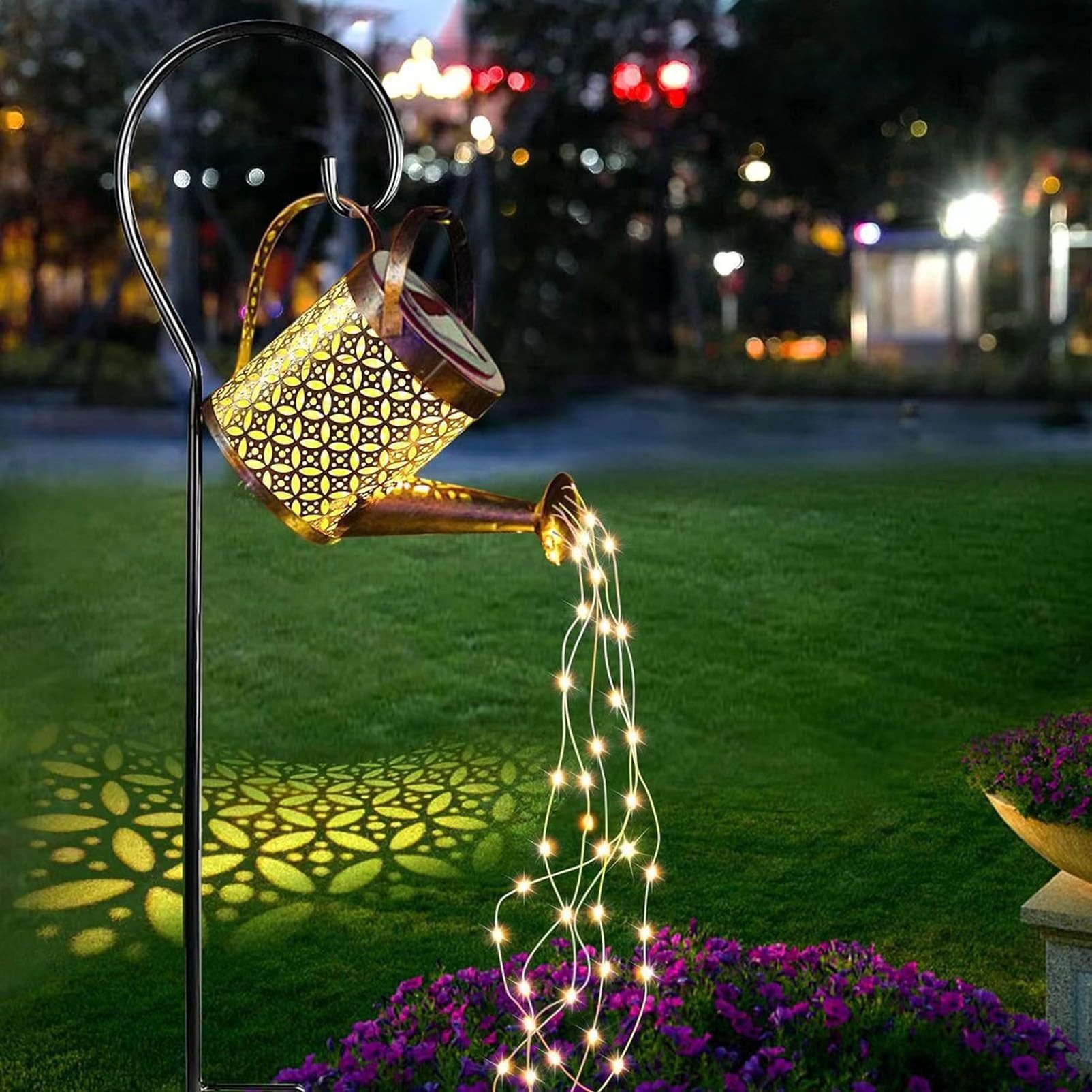 BlingBin LED Solarleuchte Gießkanne Lichter Lichterkette günstig online kaufen