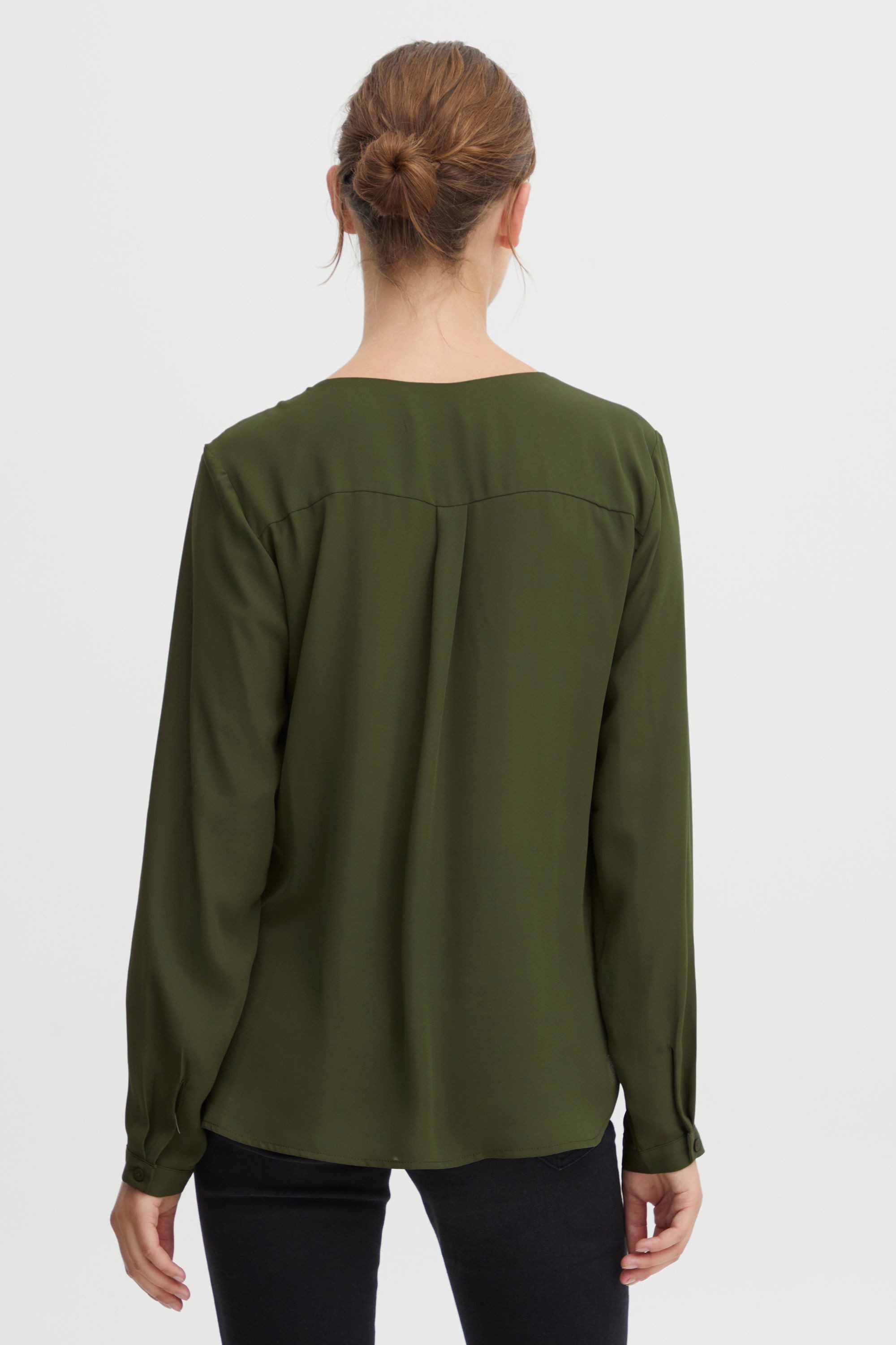 OXMO Langarmbluse OXHally Modische Bluse