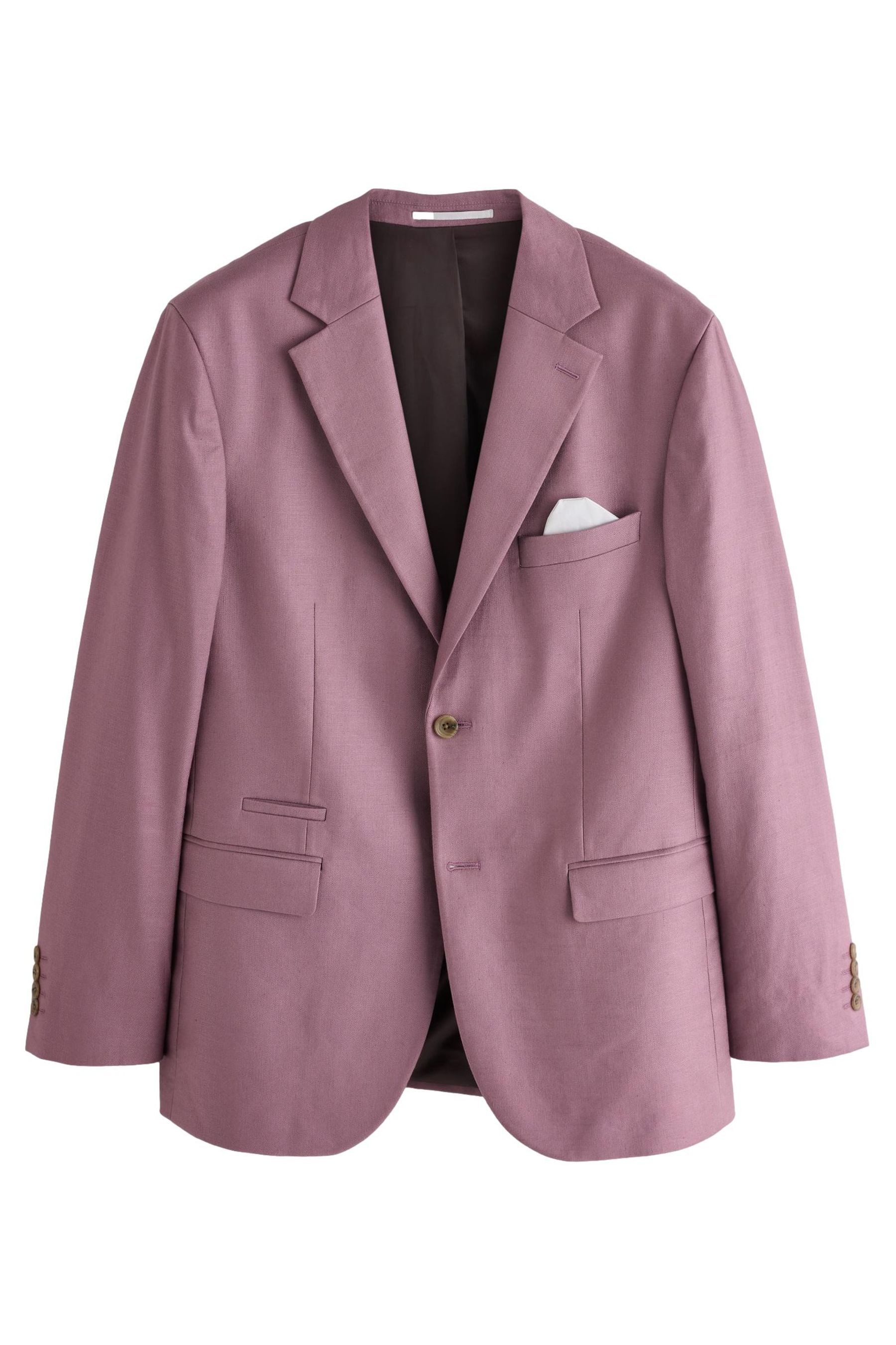 Next Jackenblazer N. Premium Muscle Fit Sakko Leinen/Lyocell/Stretch (1-tlg)
