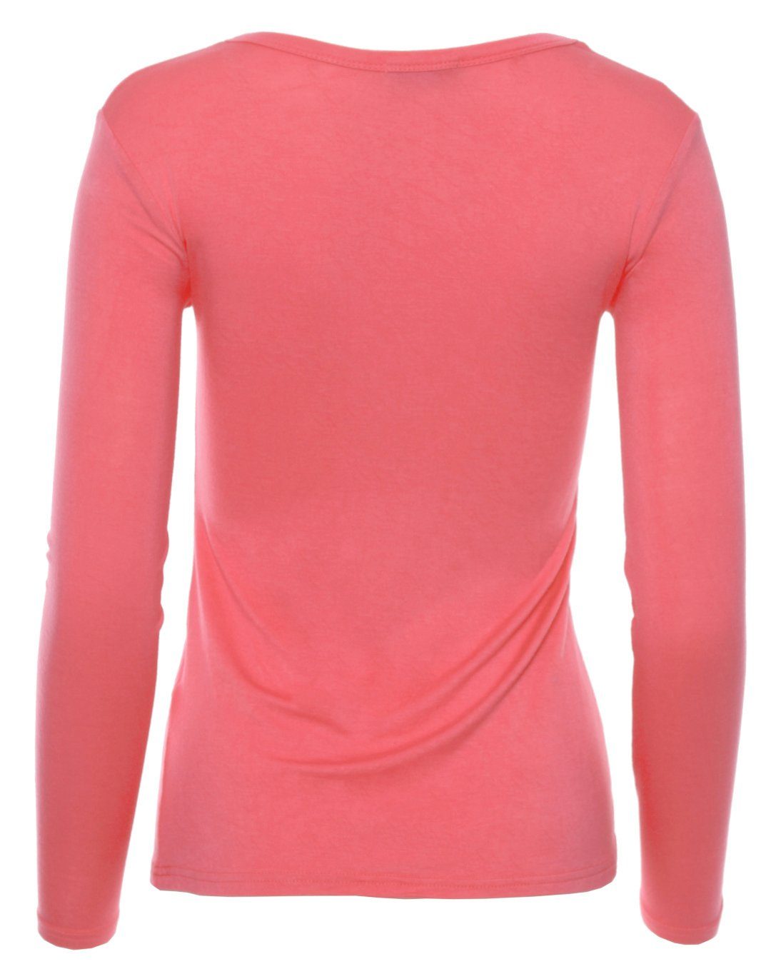 Muse Rundhalsshirt Basic Rundhals Langarmshirt Skinny Fit 1093 günstig online kaufen