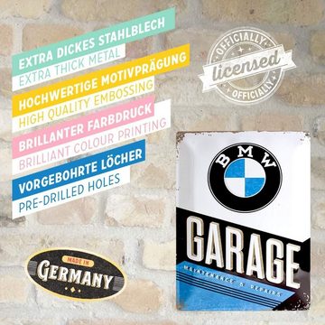 Nostalgic-Art Metallschild Blechschild 30 x 40 cm - BMW - BMW Garage