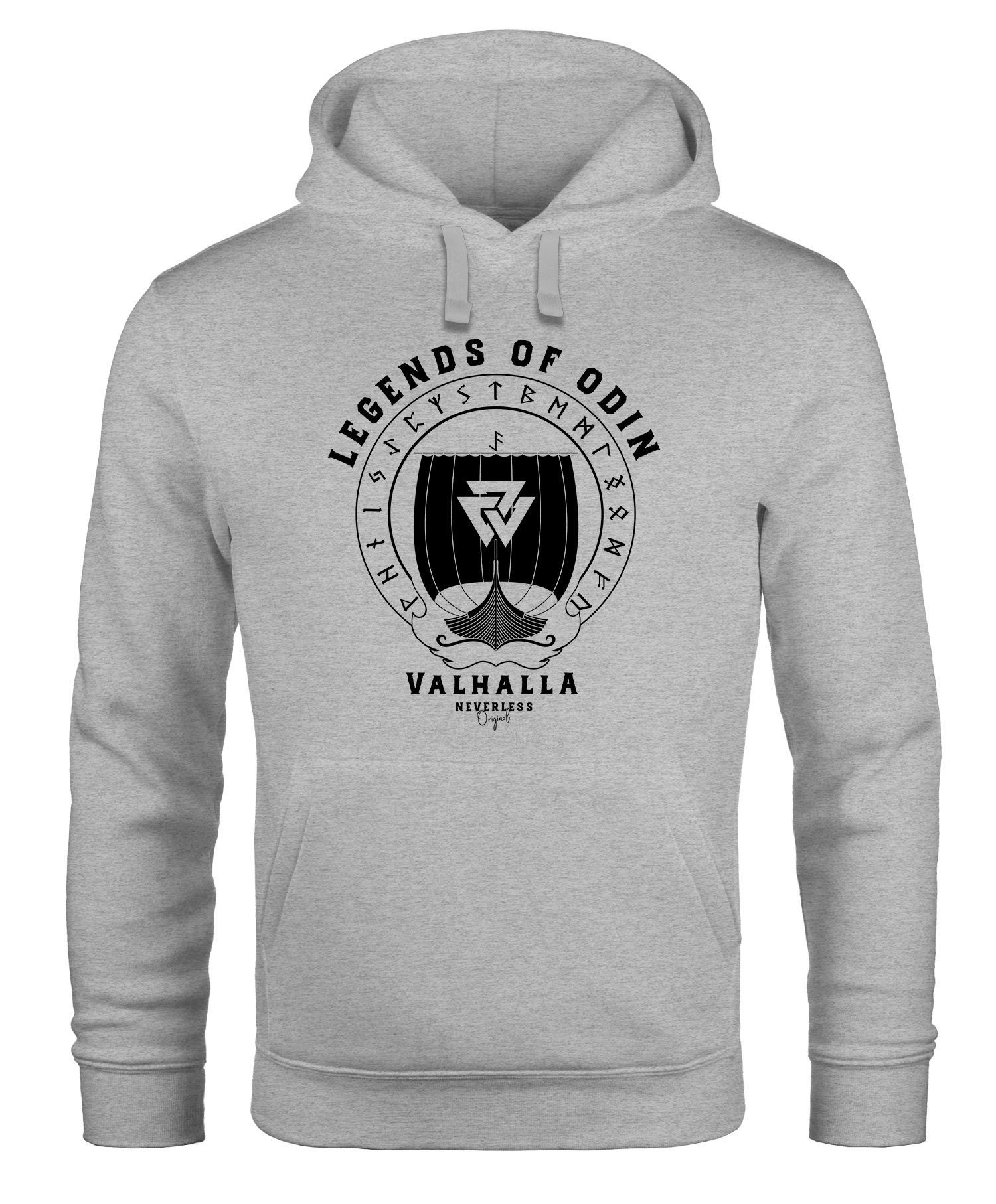 Neverless Hoodie Hoodie Herren Print Legends günstig online kaufen