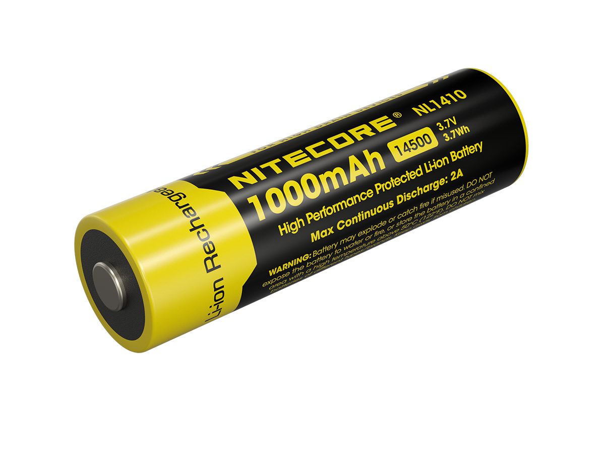 Nitecore Li-Ion Akku Typ 14500 - 1000mAh - NL1410 Akku (1 St)