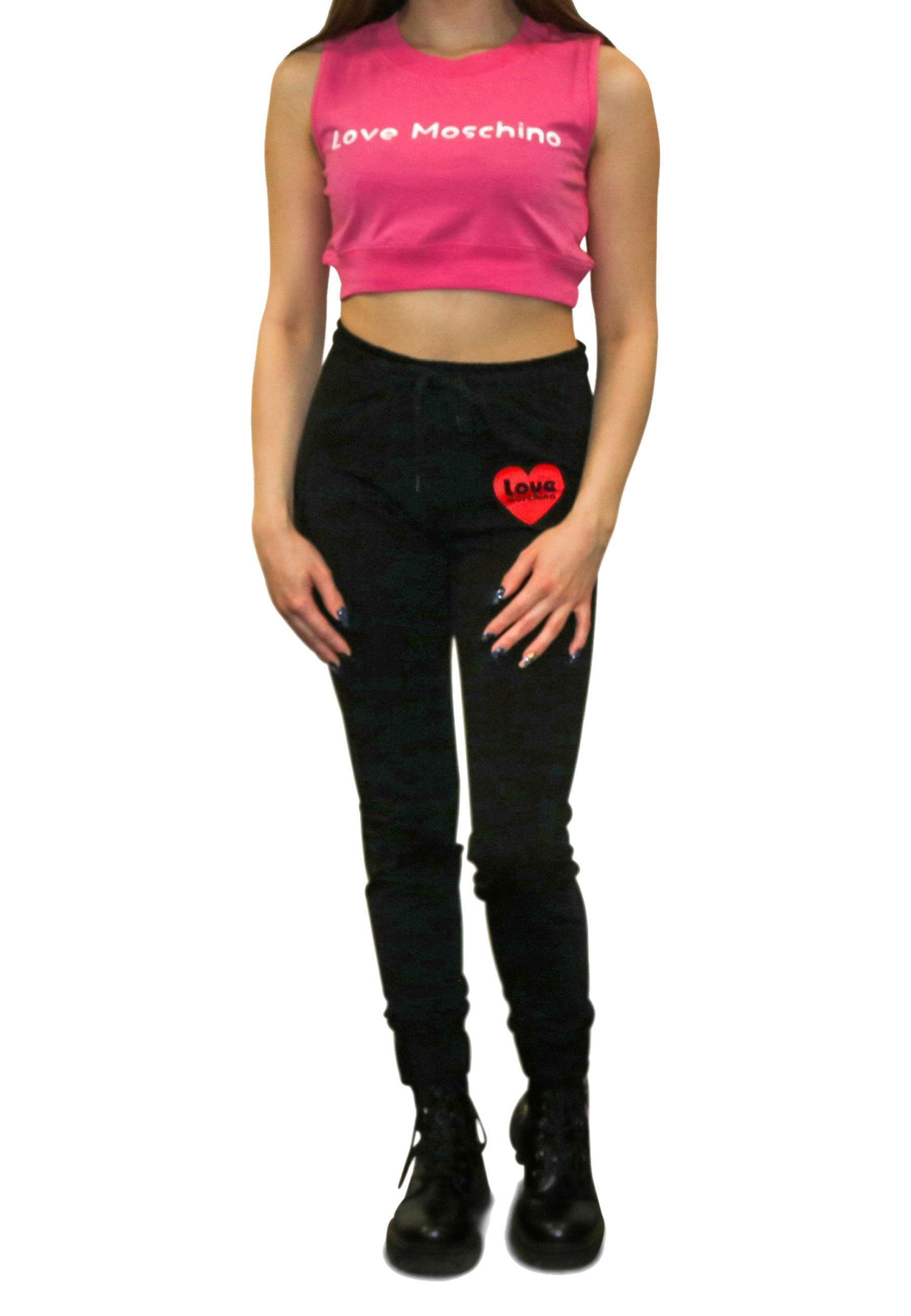 LOVE MOSCHINO Crop-Top Top