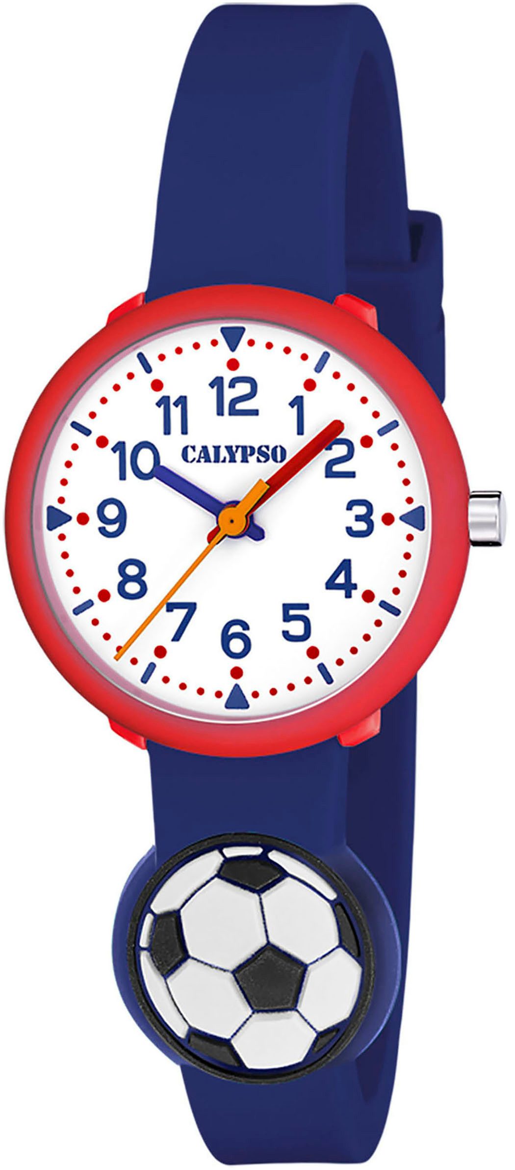 CALYPSO WATCHES Quarzuhr My First Watch K5845/6, Armbanduhr, Kinderuhr, Jungenuhr, Fußball, Geschenkidee, Geburtstag
