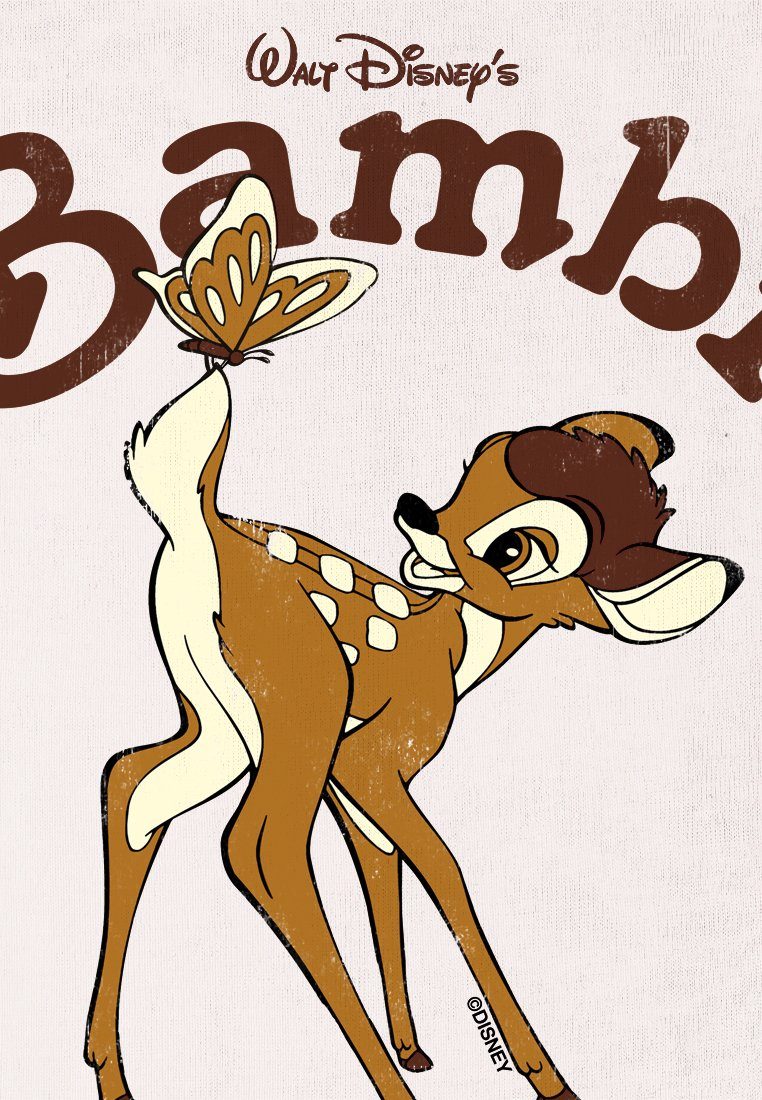 Originaldesign und LOGOSHIRT mit Body In lizenziertem Bambi-Druck, authentischem