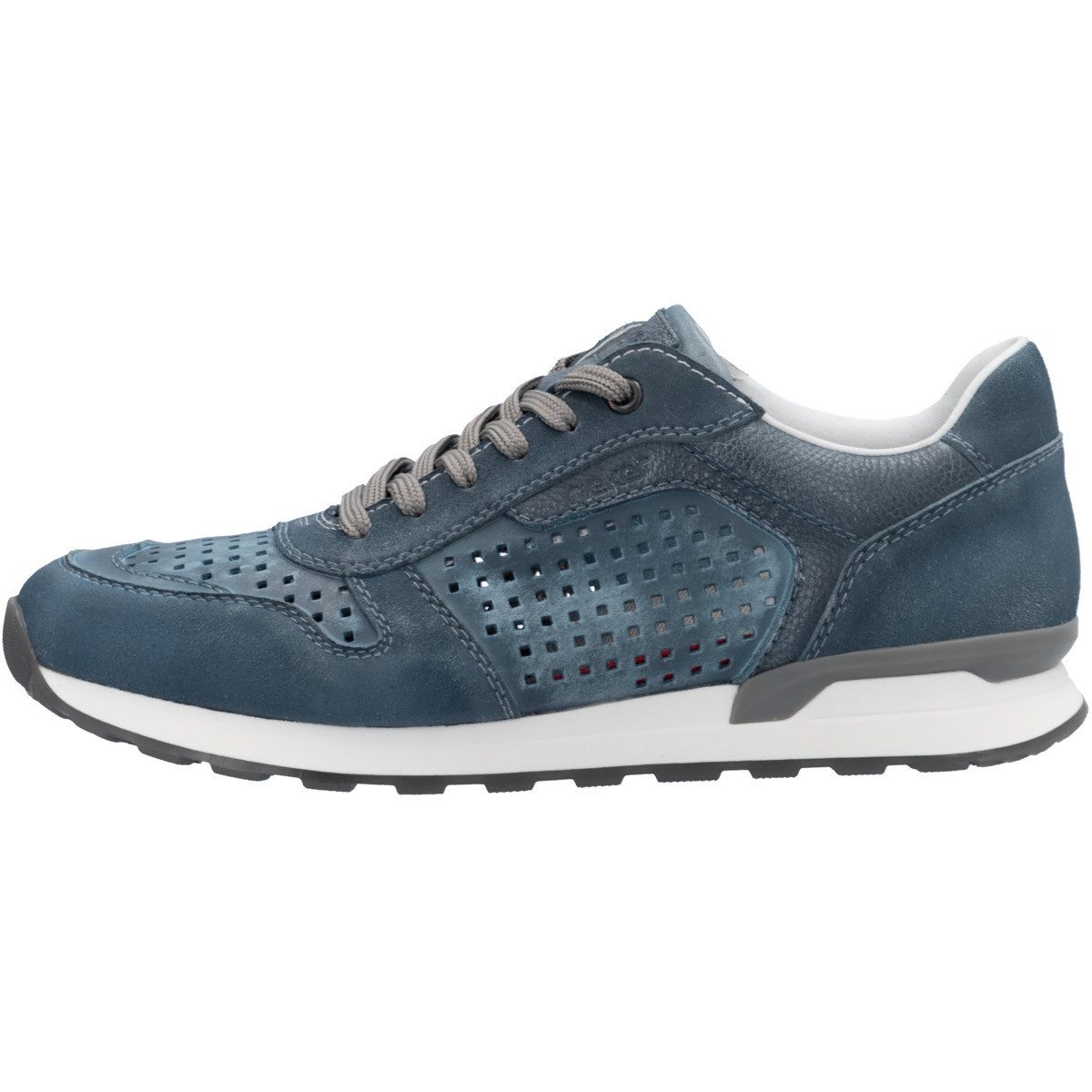 Rieker U0312 Herren Sneaker Turnschuhe, Sportschuhe, Freizeitschuhe, Halbschuhe, Schnürschuhe