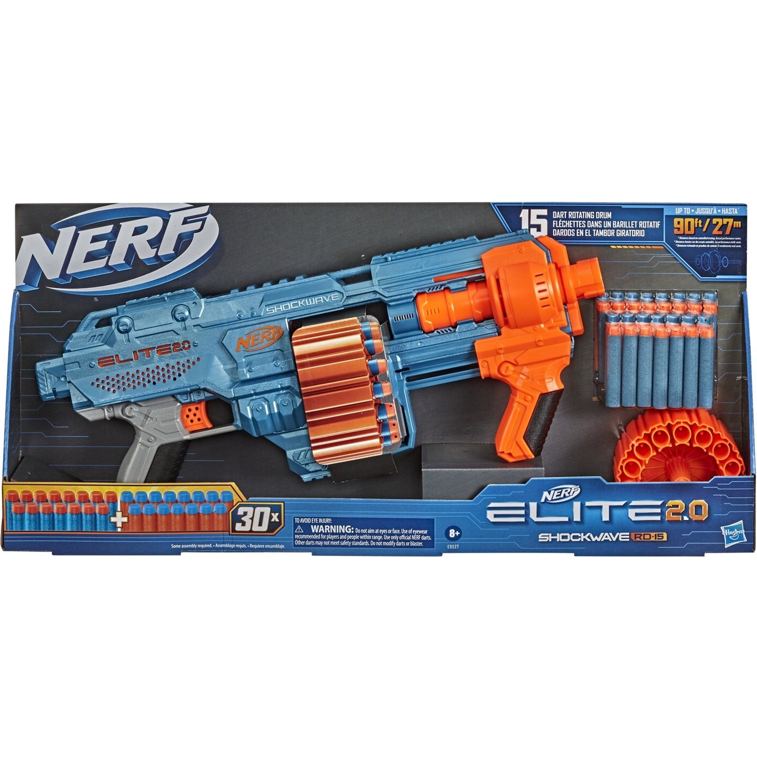 Hasbro Blaster E9527EU4 Nerf Elite 2.0 Shockwave RD-15