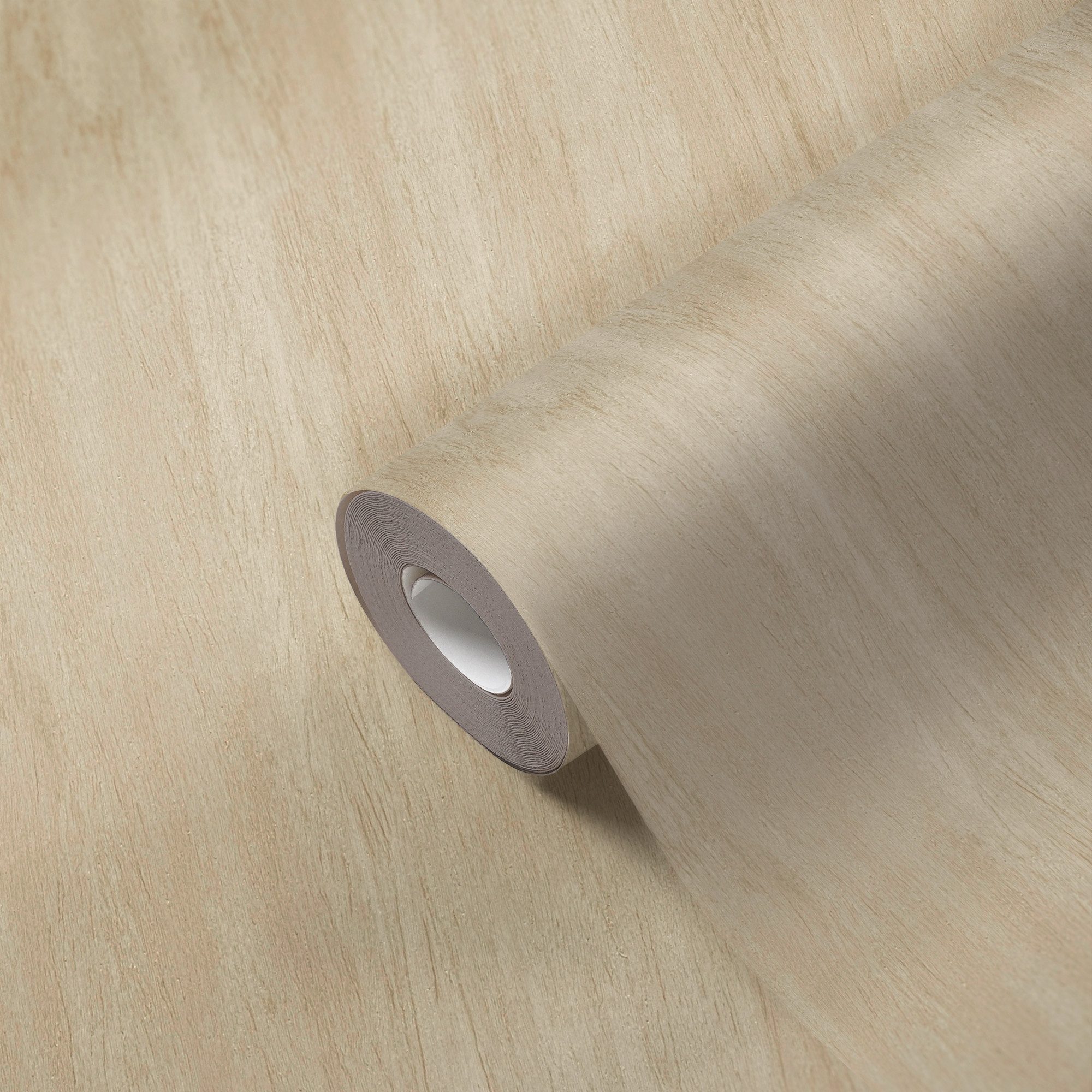A.S. Création Vliestapete mit Holz Design Beige  10,05 m x 0,53 m günstig online kaufen