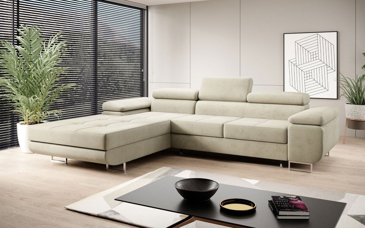 Luxusbetten24 Schlafsofa Designer Sofa Calvera, mit günstig online kaufen
