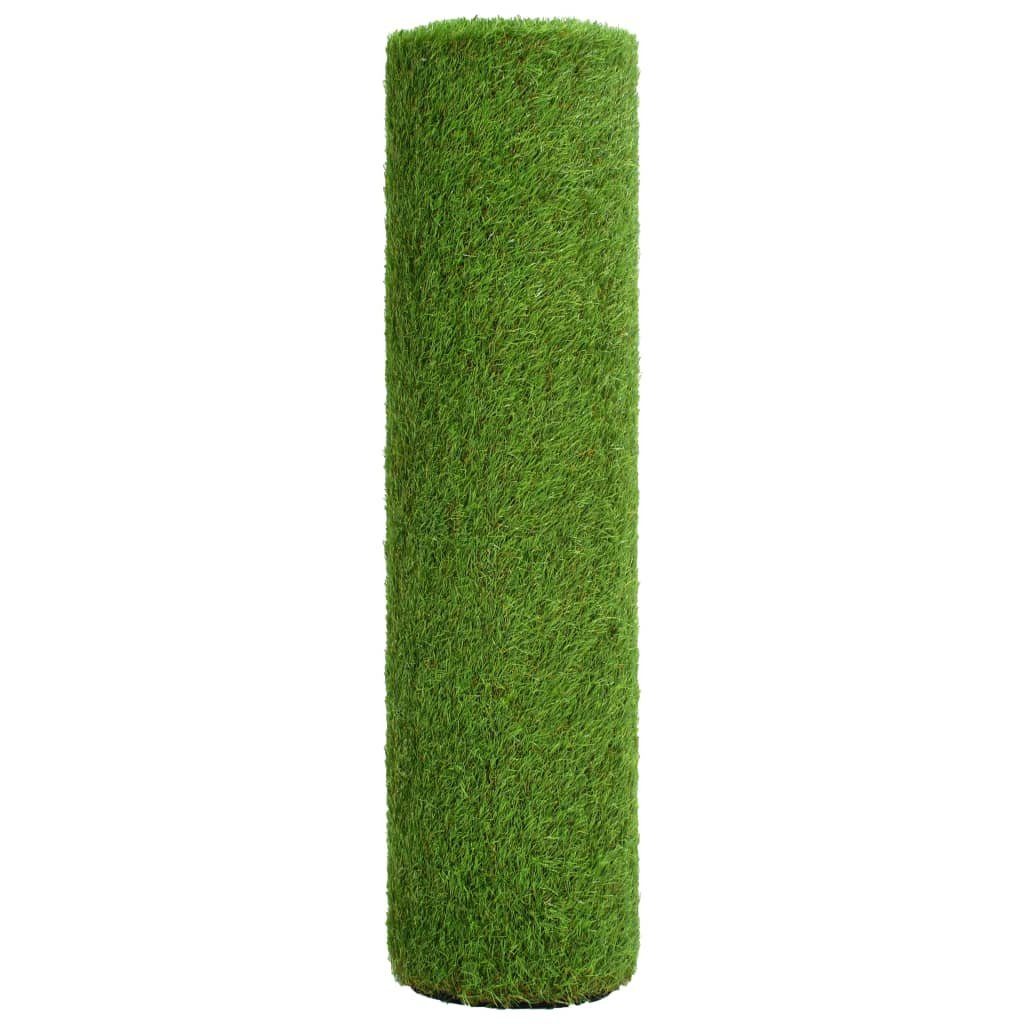 vidaXL Kunstrasen Kunstrasen 1x10 m/40 mm Grün, Höhe: 4 mm