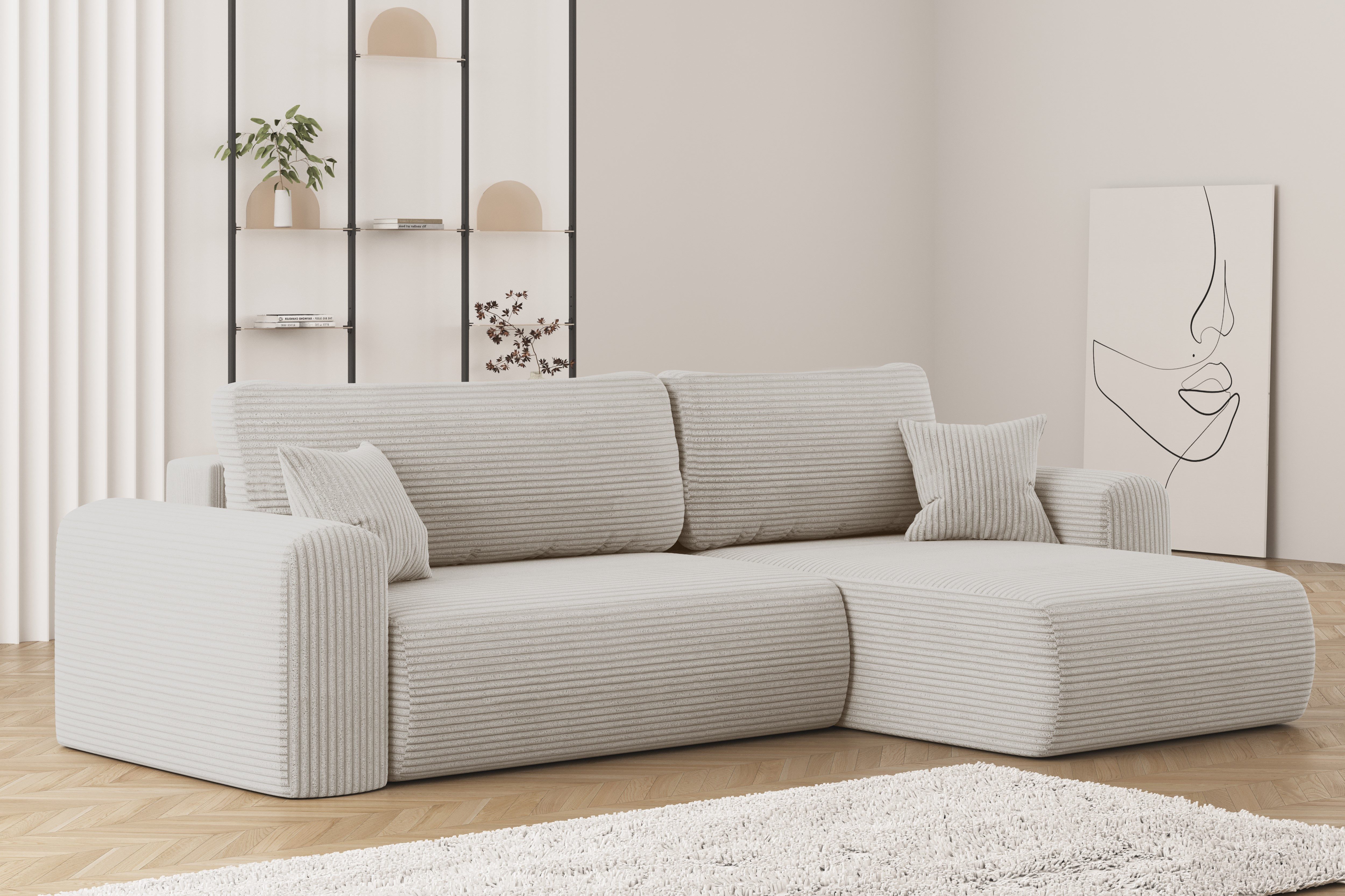 Kaiser Möbel Ecksofa mit Schlaffunktion und günstig online kaufen