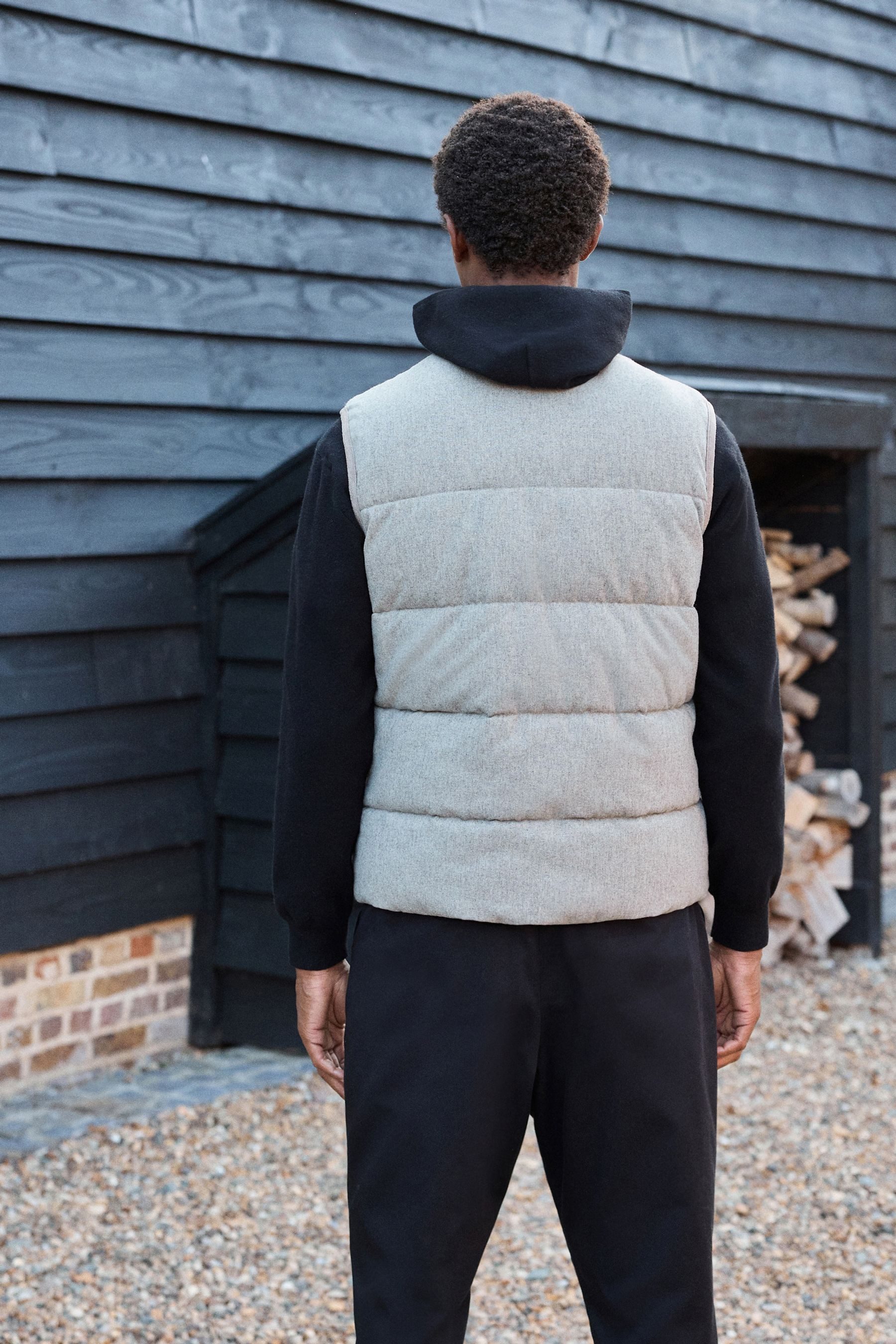 Next Steppweste Donegal-Puffer-Steppweste aus Wollmischung (1-tlg) günstig online kaufen