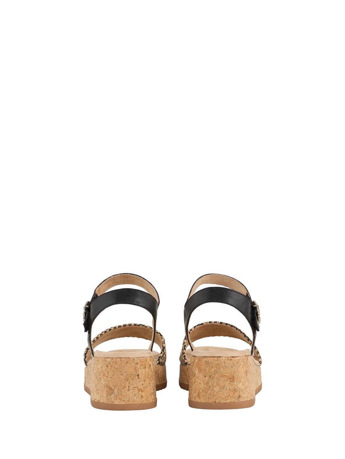 TOM TAILOR Shoes Licence Keilsandalette (1-tlg) Sandalen mit Kork-Absatz