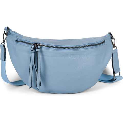 styleBREAKER Umhängetasche (1-tlg), Halbmond Crossbody Bag Uni