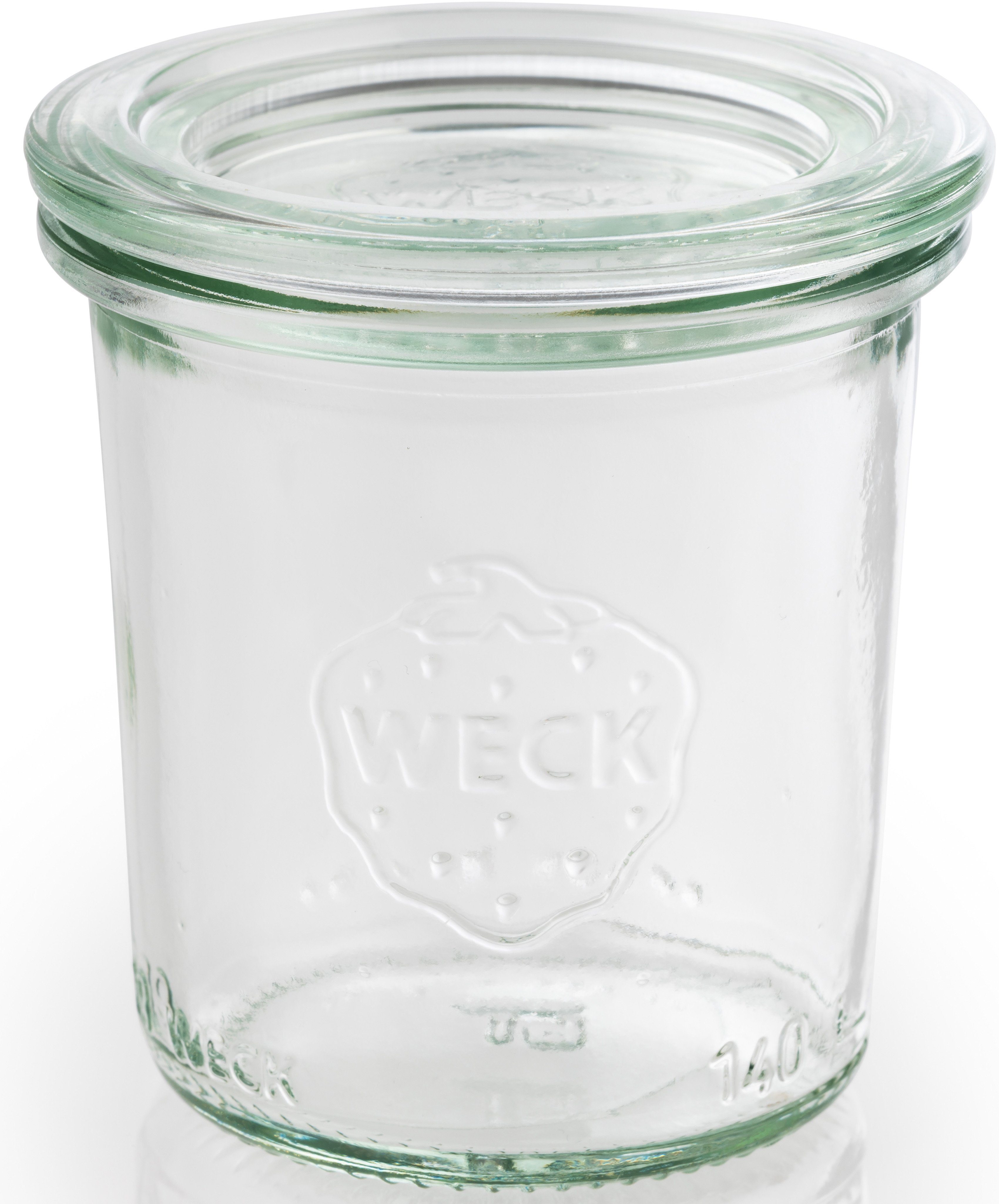 APS Einmachglas Weck, Glas, (Set, 12-tlg), vielseitig einsetzbar, zum Präsentieren/Bevorraten/Einfrieren, Deko