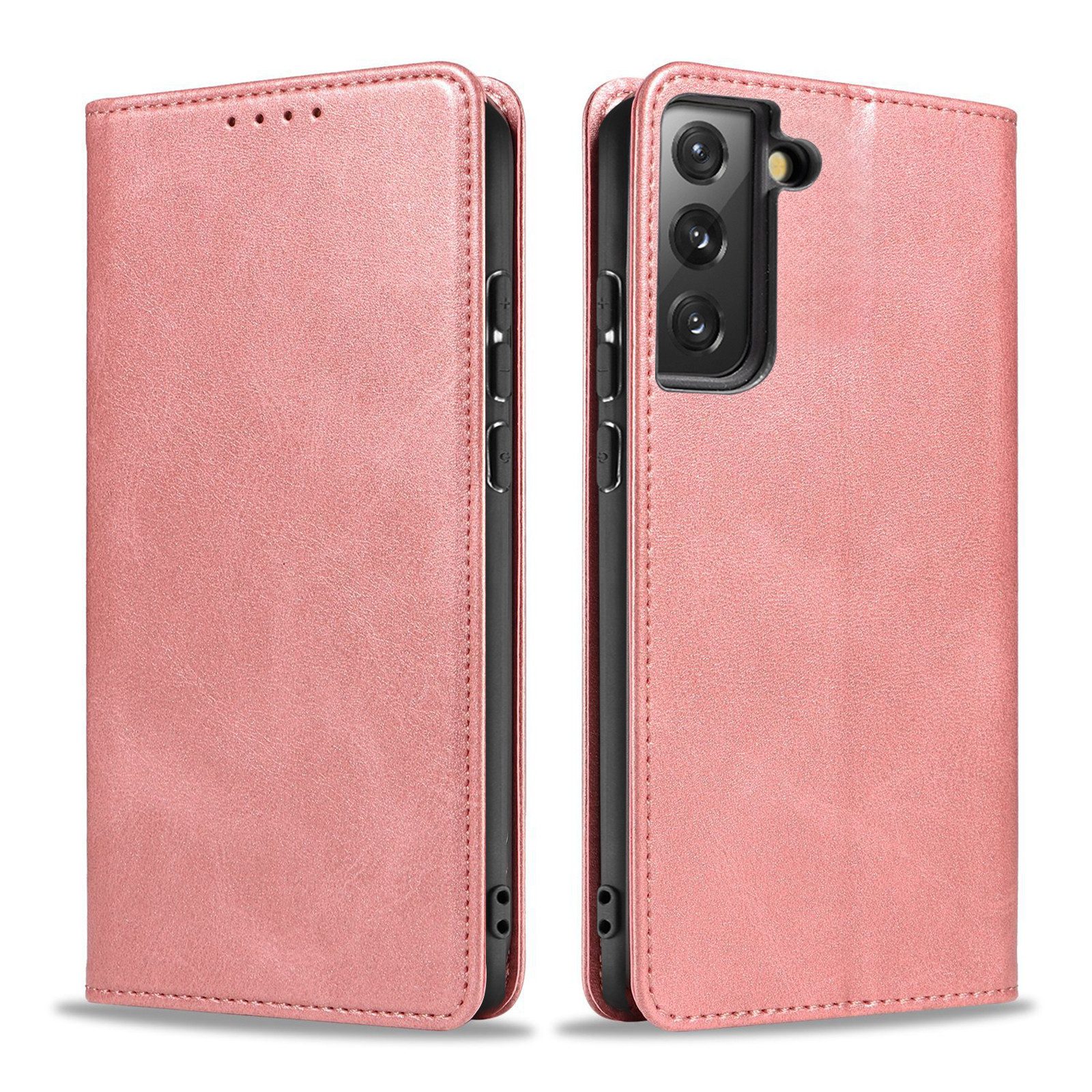 Tec-Expert Handyhülle Tasche Hülle für Samsung Galaxy S22 6.1 Zoll, 6.1", Cover Klapphülle Case mit Kartenfach Fliphülle aufstellbar