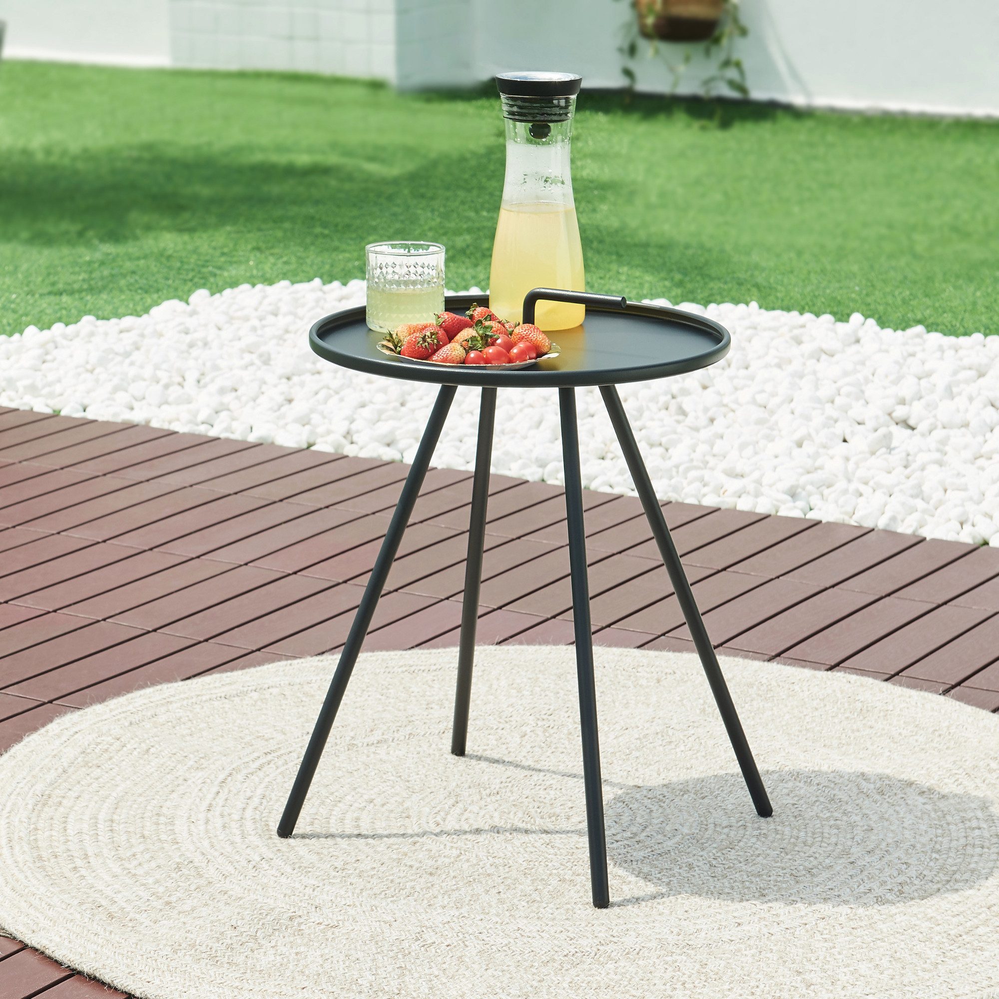 en.casa Gartentisch, Gartentisch »Fosen« 55 x günstig online kaufen