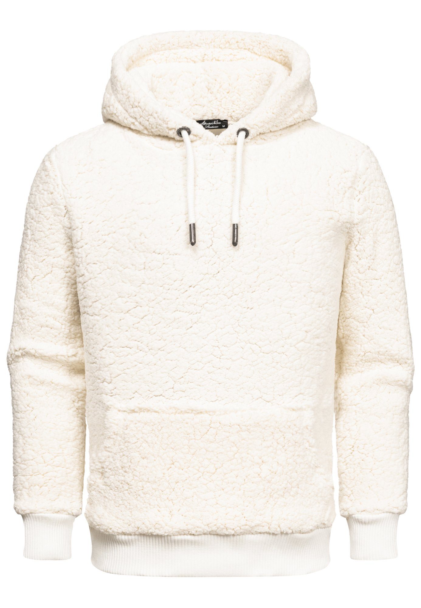 Amaci&Sons Kapuzenpullover CARNEY Kapuzenpullover Teddyfell Herren Teddy Sweatjacke Plüsch Hoodie Pullover Sweatshirt