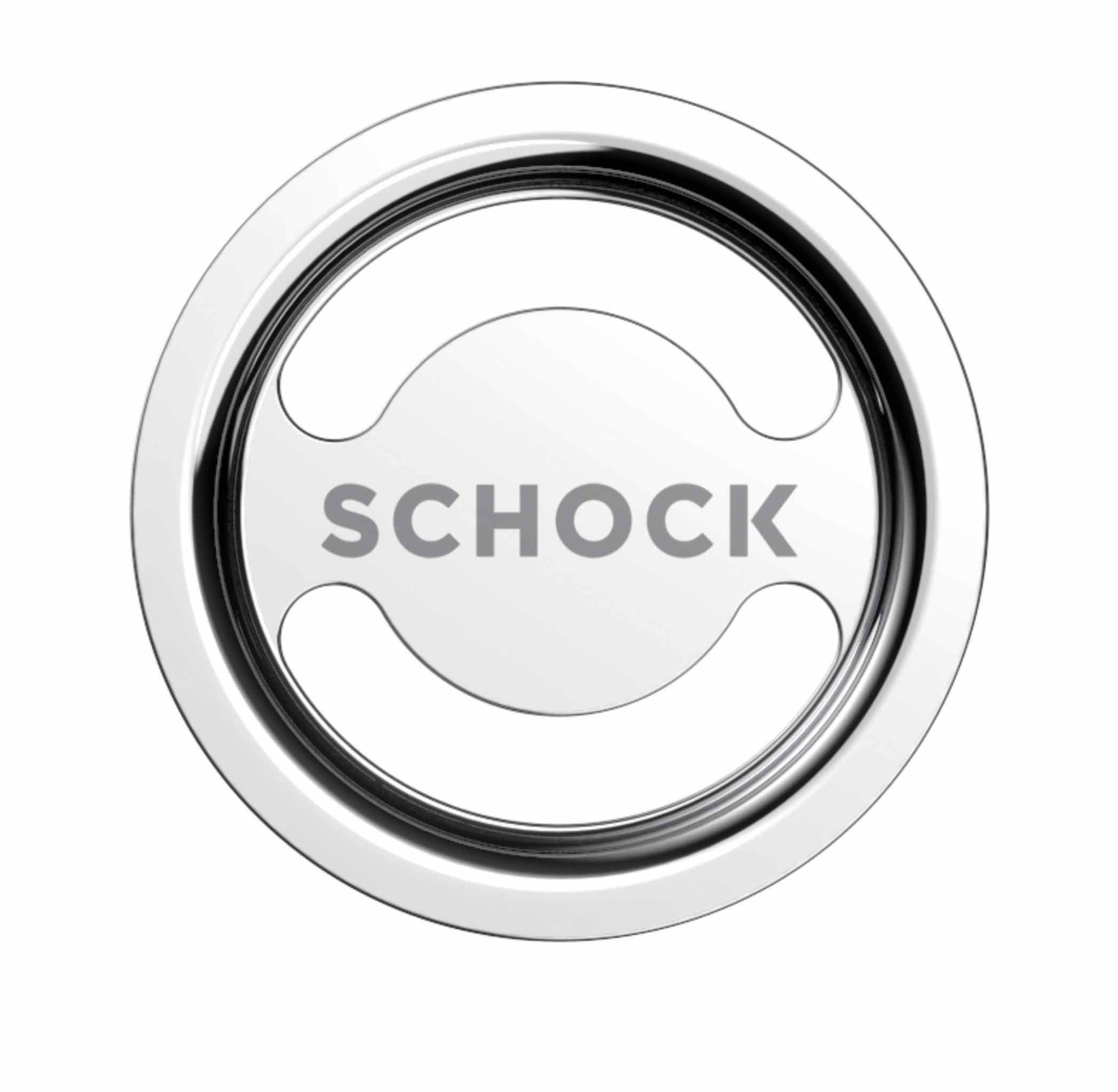 Schock Einbauspüle Schock Überlaufblende Edelstahl Glanz