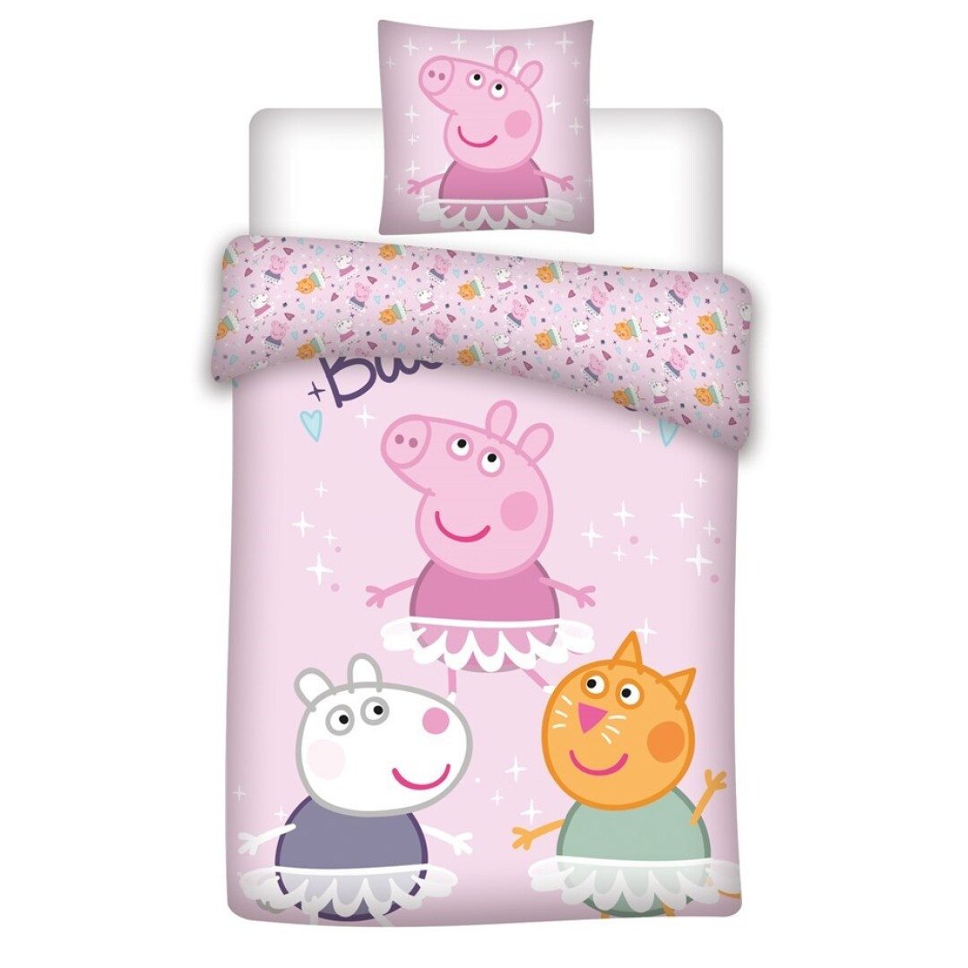 Peppa Pig Kinderbettwäsche Peppa Wutz, Baumwolle, günstig online kaufen