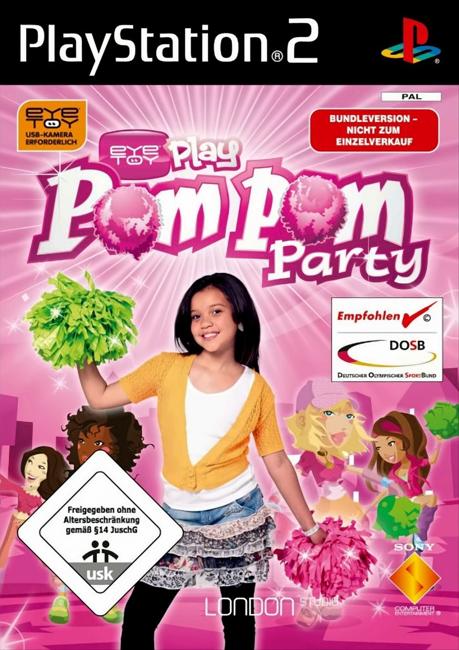 Eyetoy: Play Pom Pom Party inkl. PomPoms Playstation 2