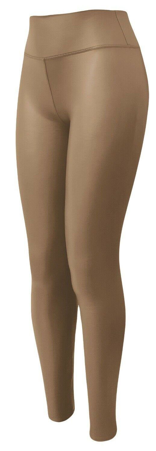 Aurela Damenmode Lederimitathose Gefütterte Kunstlederleggings milde günstig online kaufen