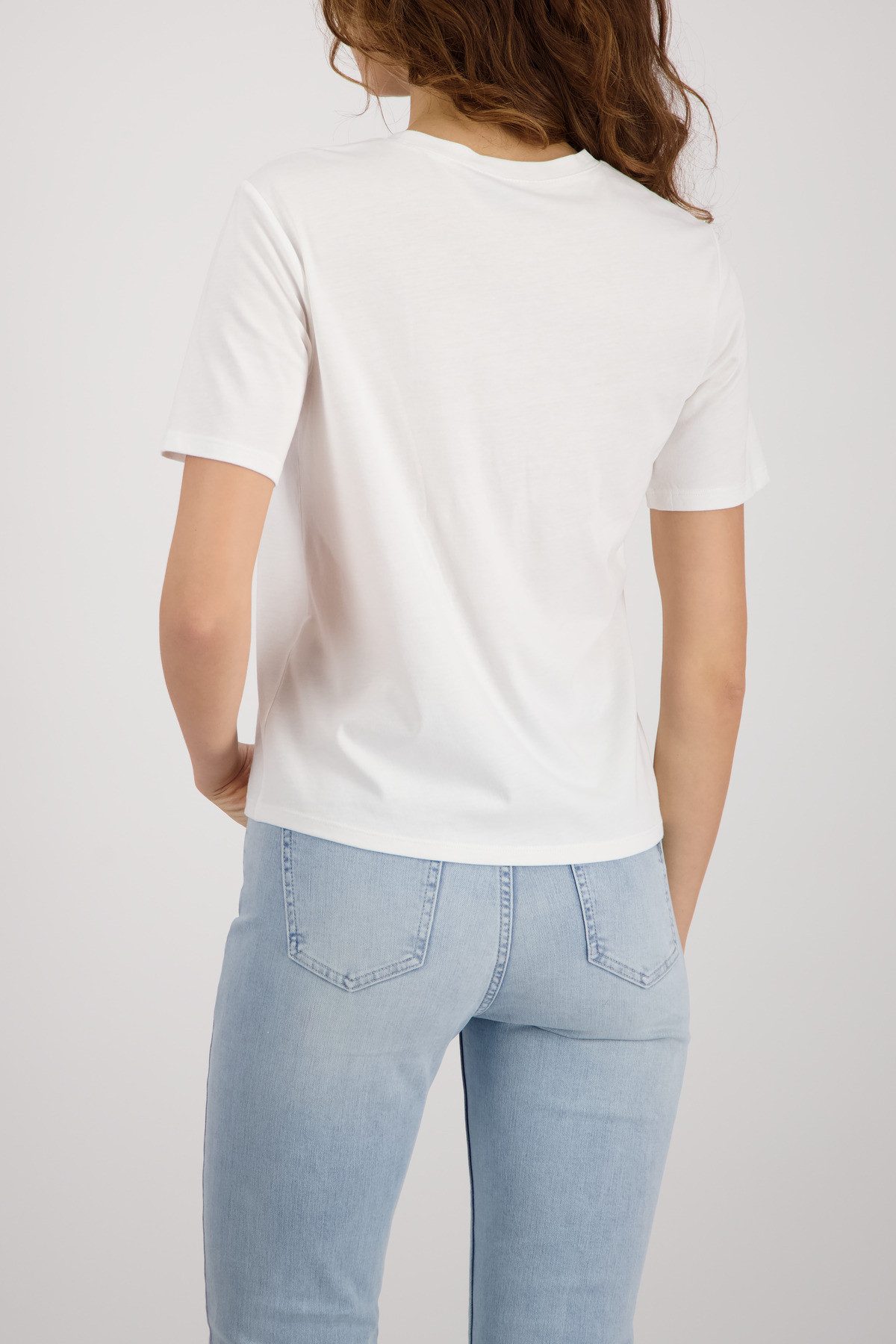 Monari T-Shirt Shirt Coffee to go Regular fit mit Print