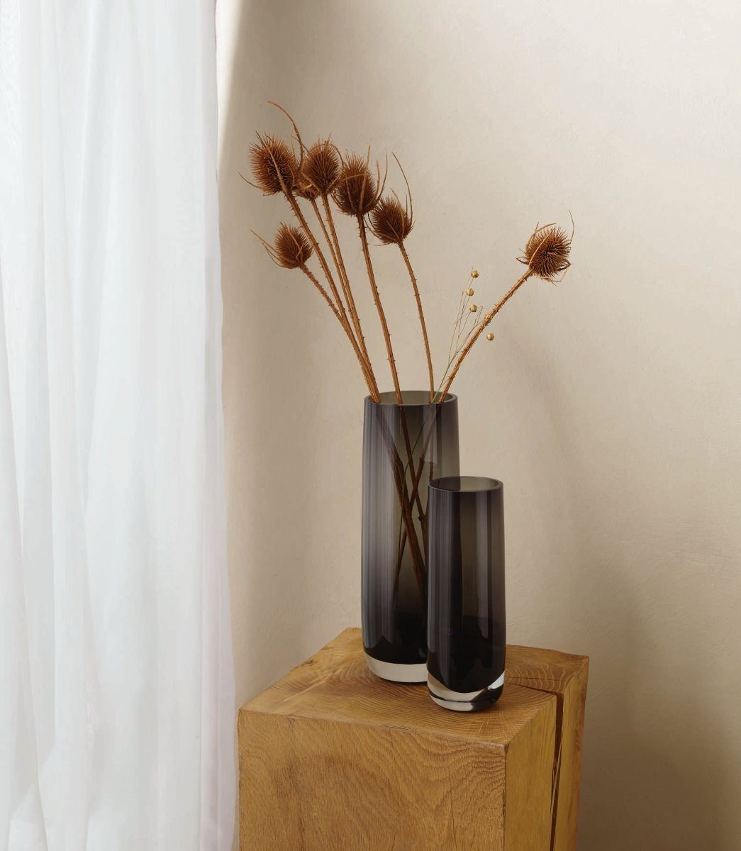ASA SELECTION Dekovase Ajana Vase grau Ø 14,5 cm (Vasen), Wohnaccessoires – Bild 3 von 3