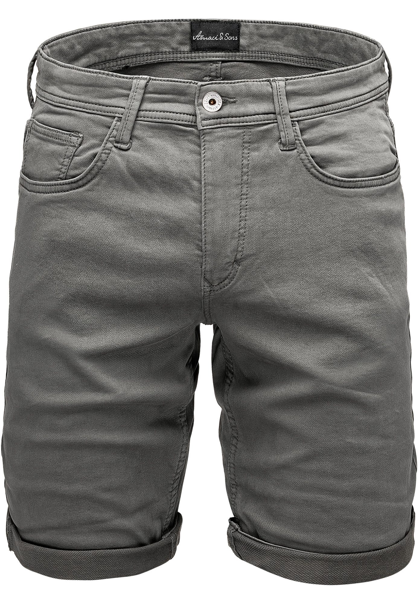 Amaci&Sons Jeansshorts CHEVIOT Jeansshorts Herren Bermuda Jeans Short Hose günstig online kaufen