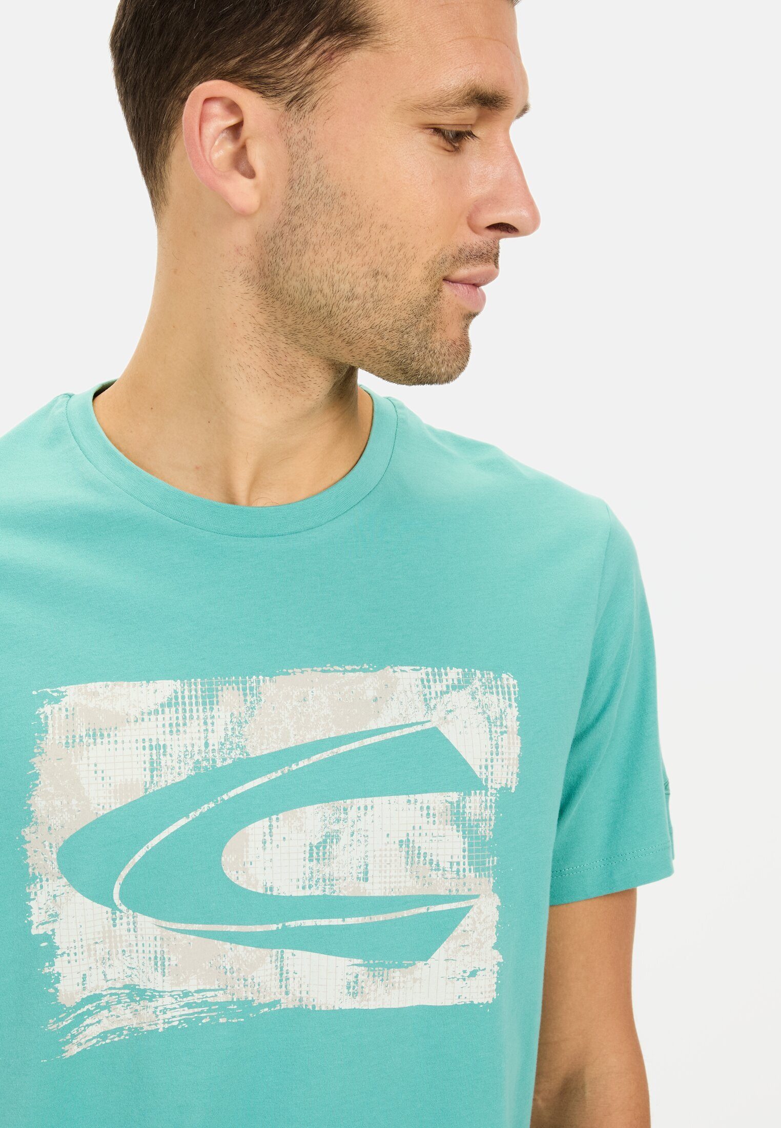camel active Print-Shirt aus Organic Cotton Kurzarm