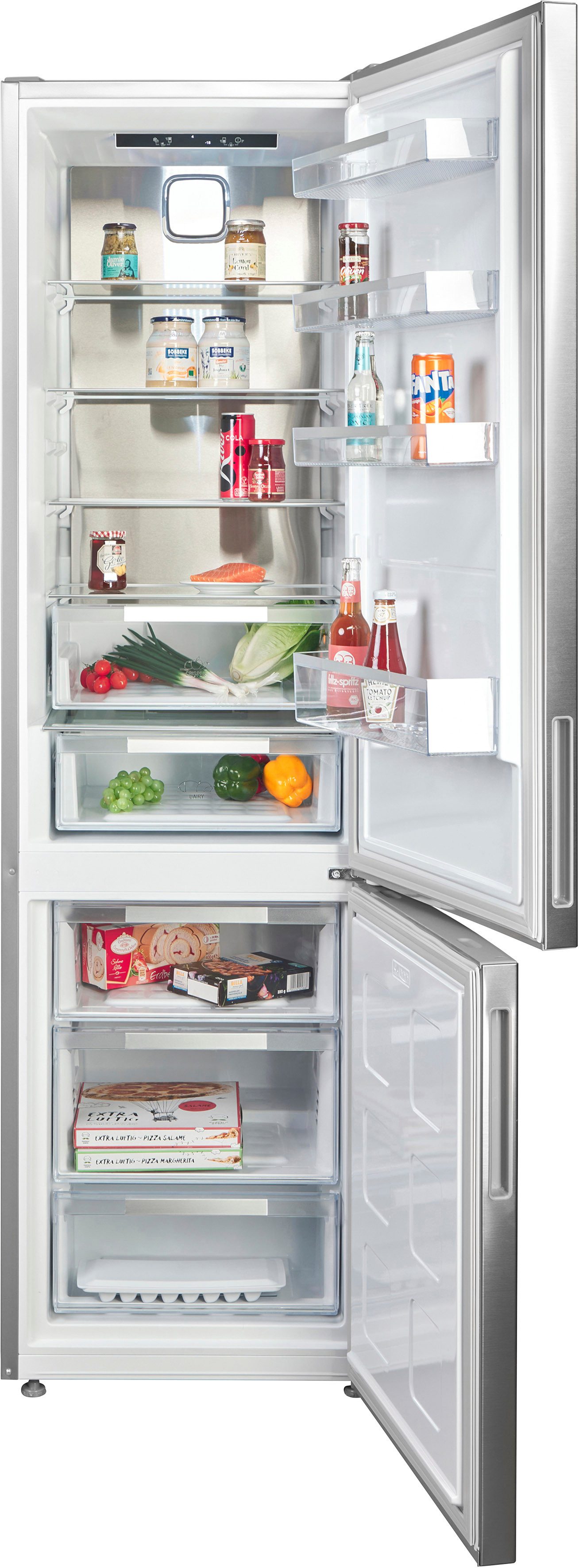 BAUKNECHT Kühl-/Gefrierkombination KGDNF 203 A, 203,5 cm hoch, 59,5 cm breit