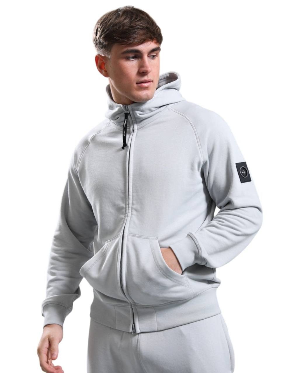 Marshall Sweatjacke Sweatjacke Marshall Artist Siren Elastischer Bund an den Ärmeln und am Hüftabschluss