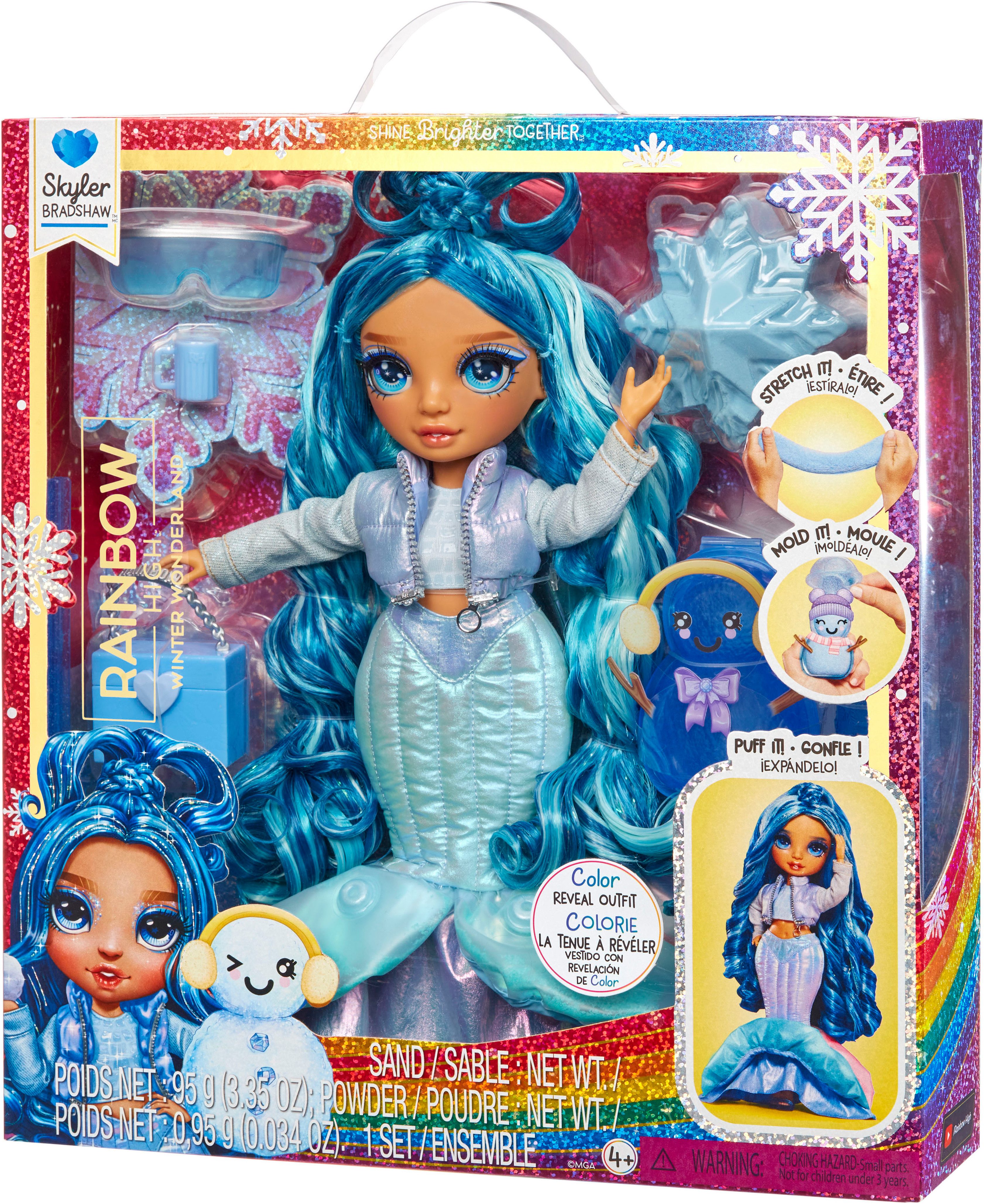 Rainbow High Winter Wonderland Doll - Skyler (Blue)