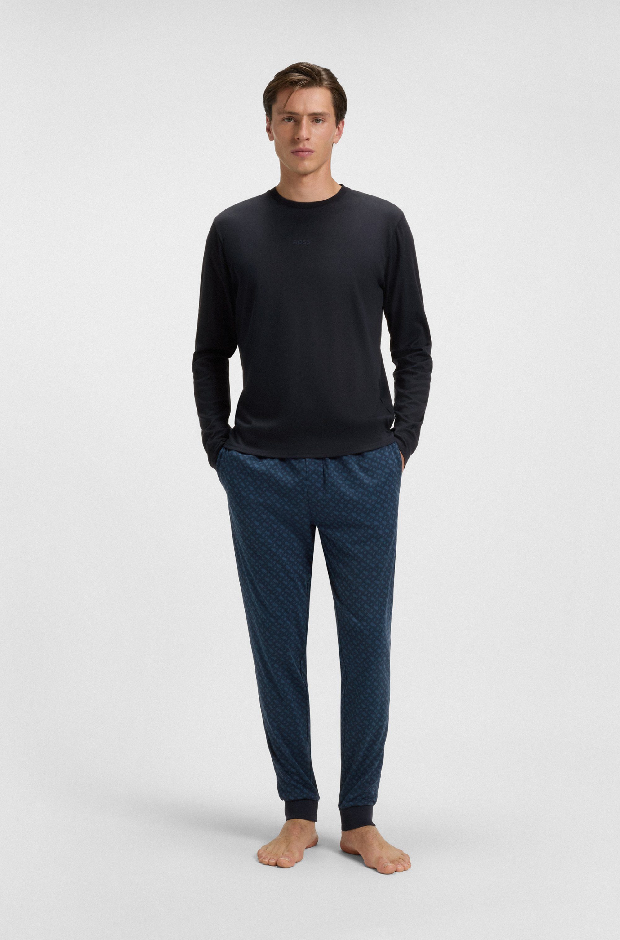 BOSS Pyjama Relax Long Set (2 günstig online kaufen