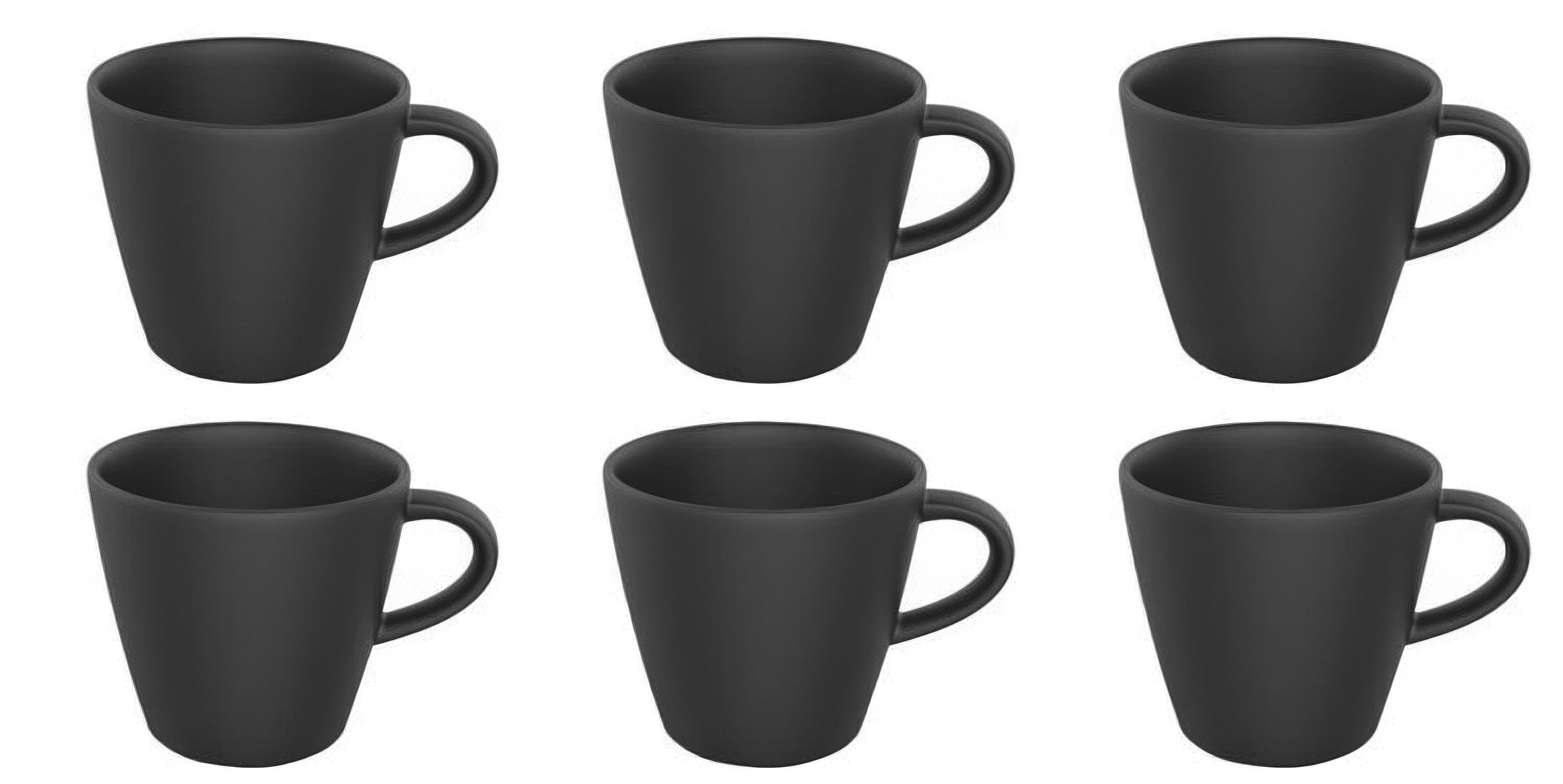 Villeroy & Boch Espressotasse Manufacture Rock, Porzellan, Spülmaschinengeeignet