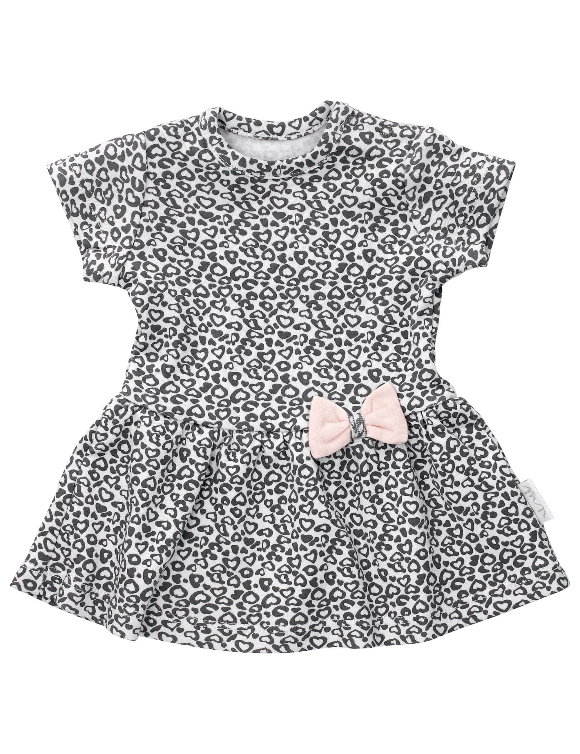 Kleid Sweets Baby Leopard (1-tlg) Sommerkleid Schleife