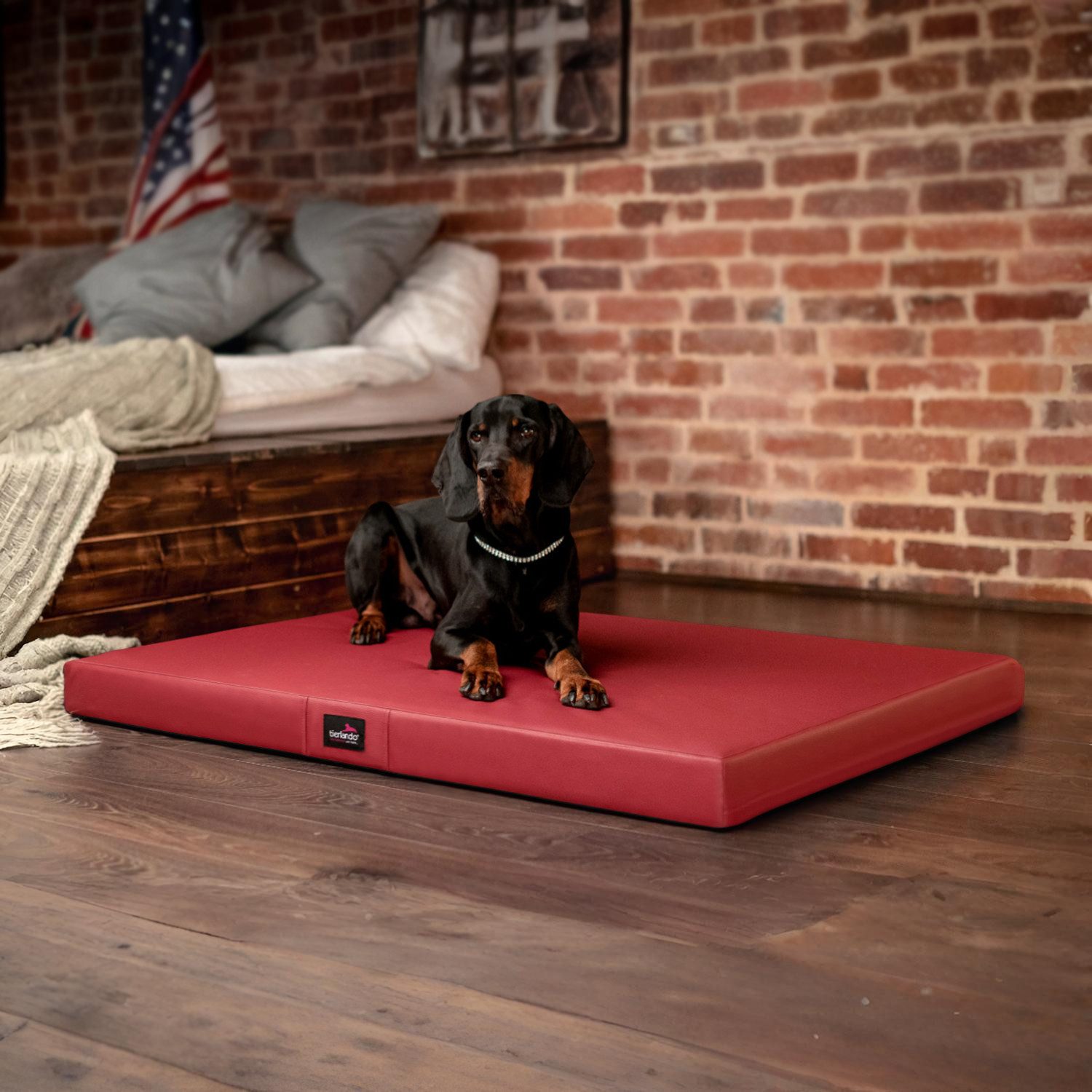 tierlando® Tierbett tierlando® Orthopädische Hundematratze ALICE EASY CLEAN Kunstleder Hun