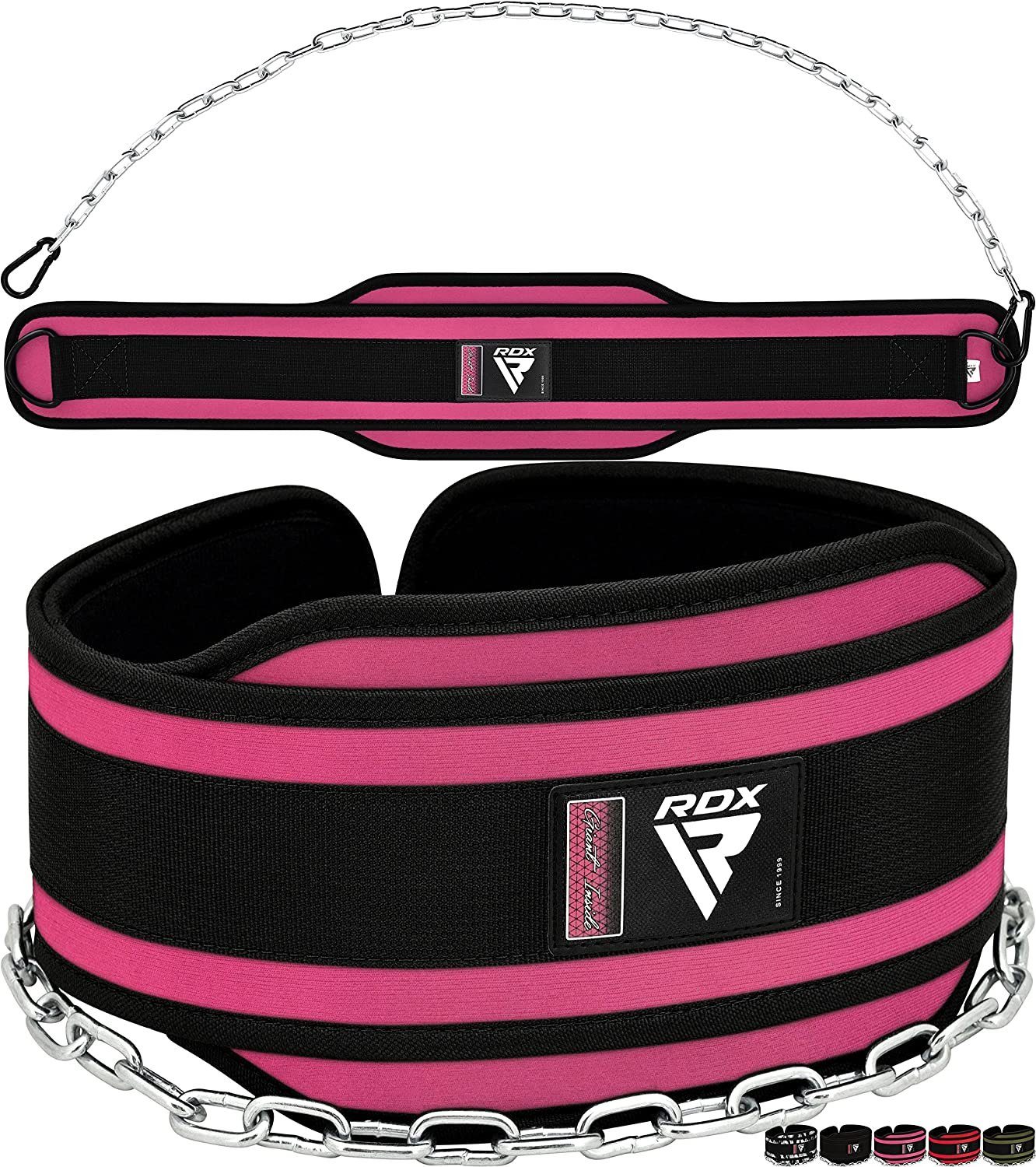RDX DipGürtel RDX DipGürtel 6 Zoll mit Kette und Karabiner, Dipping belt