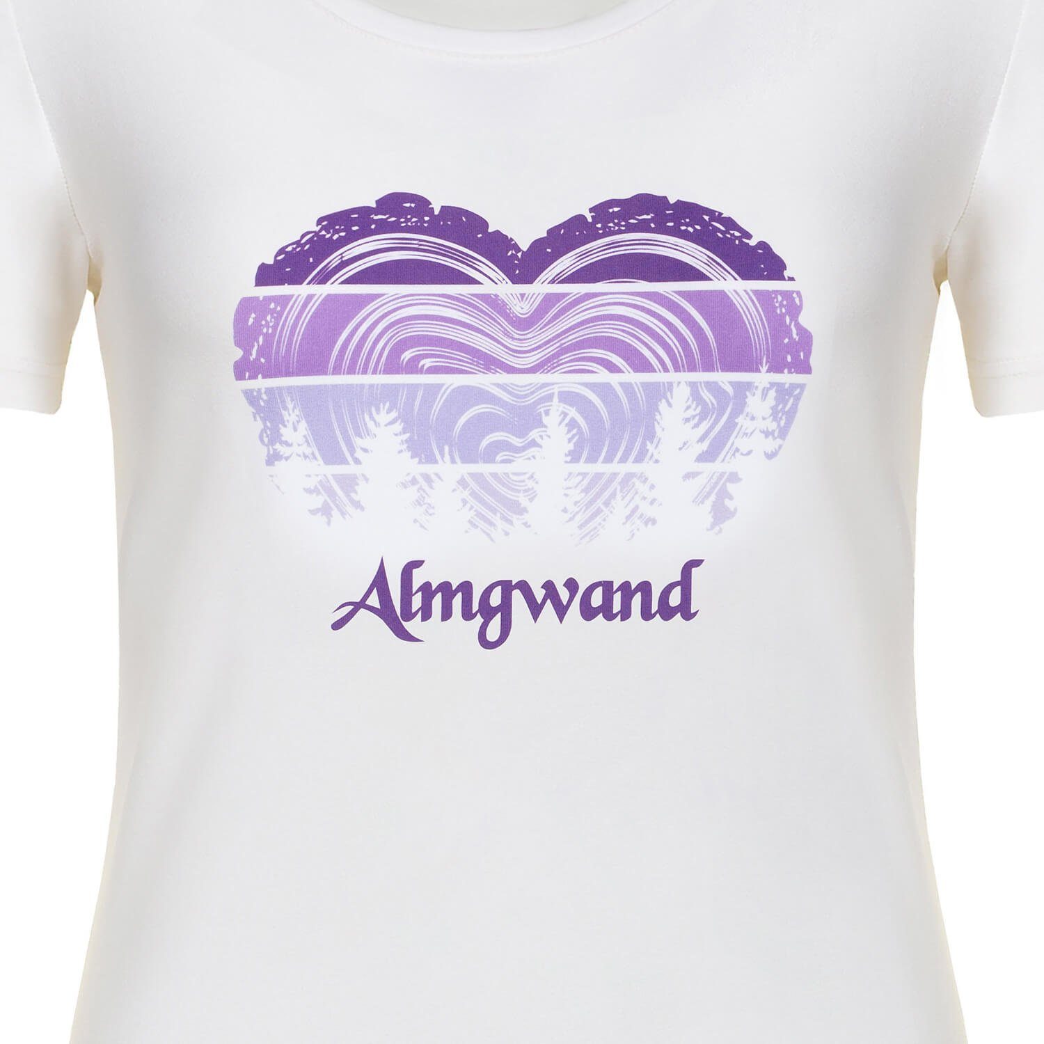 Almgwand Braunedelalm T-Shirt T-Shirt Violett
