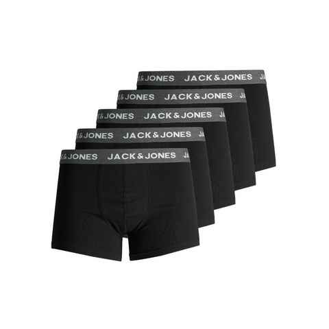 Jack & Jones Boxershorts Set 5er Pack Trunks Boxershorts Stretch Unterhose (5-St) 3624 in Schwarz-5