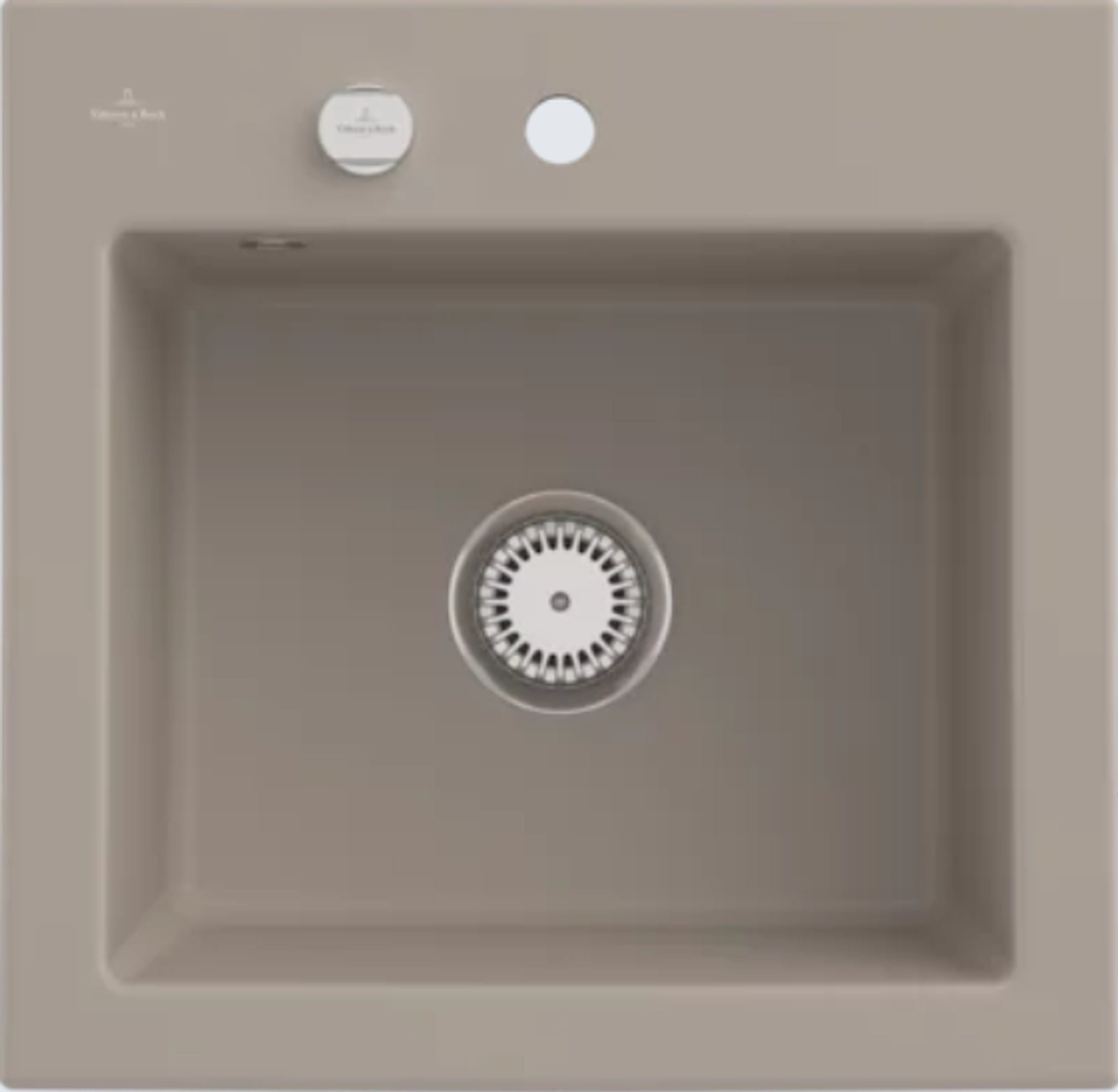 Villeroy & Boch Küchenspüle 3315 02 AM, Rechteckig, 52.5/22 cm, Subway Serie, Dampfgarschalen einsetzbar, Geschmacksmuster geschützt