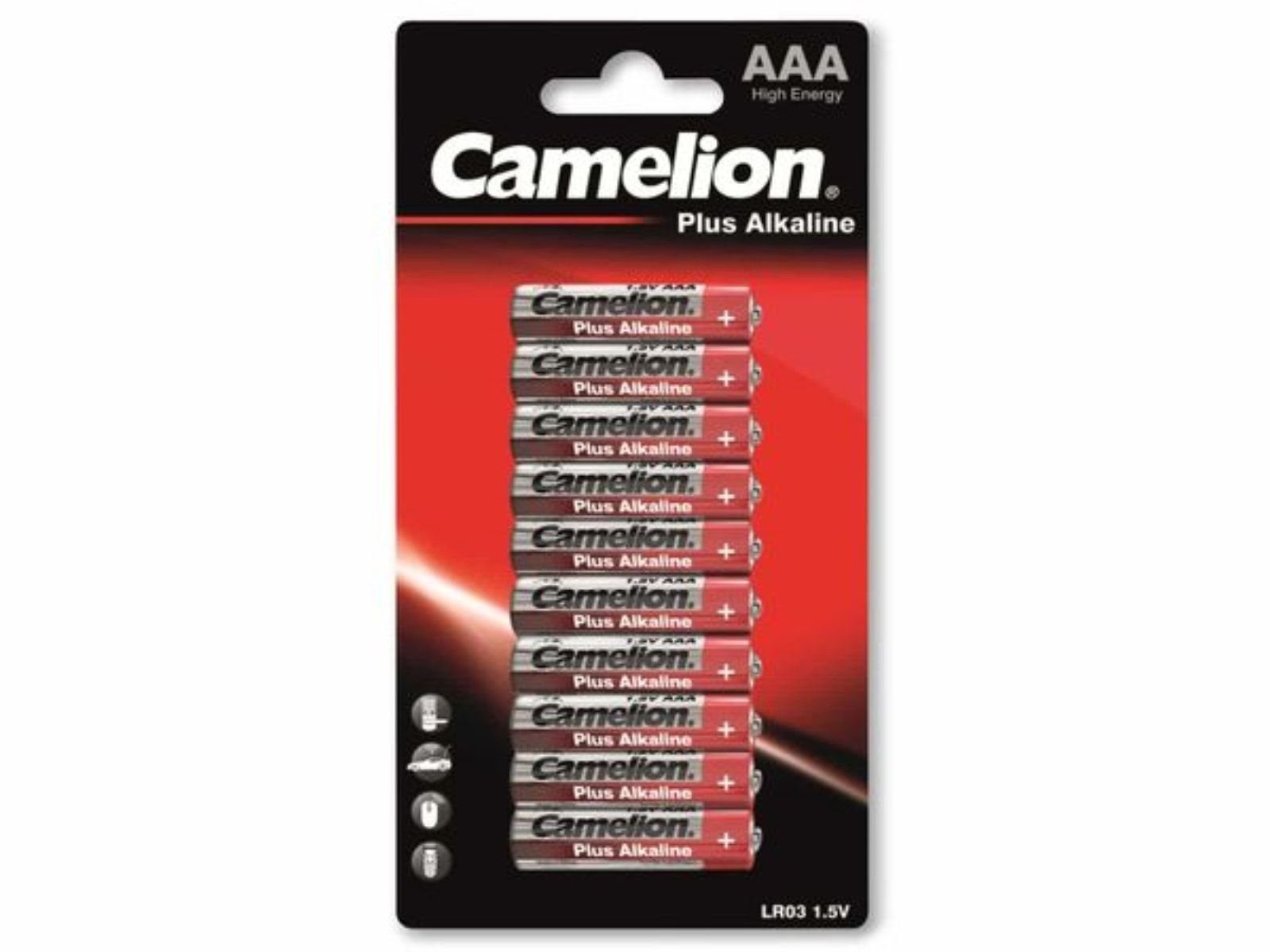 Camelion CAMELION Mignon-Batterie, Plus-Alkaline, LR6, 10 Batterie