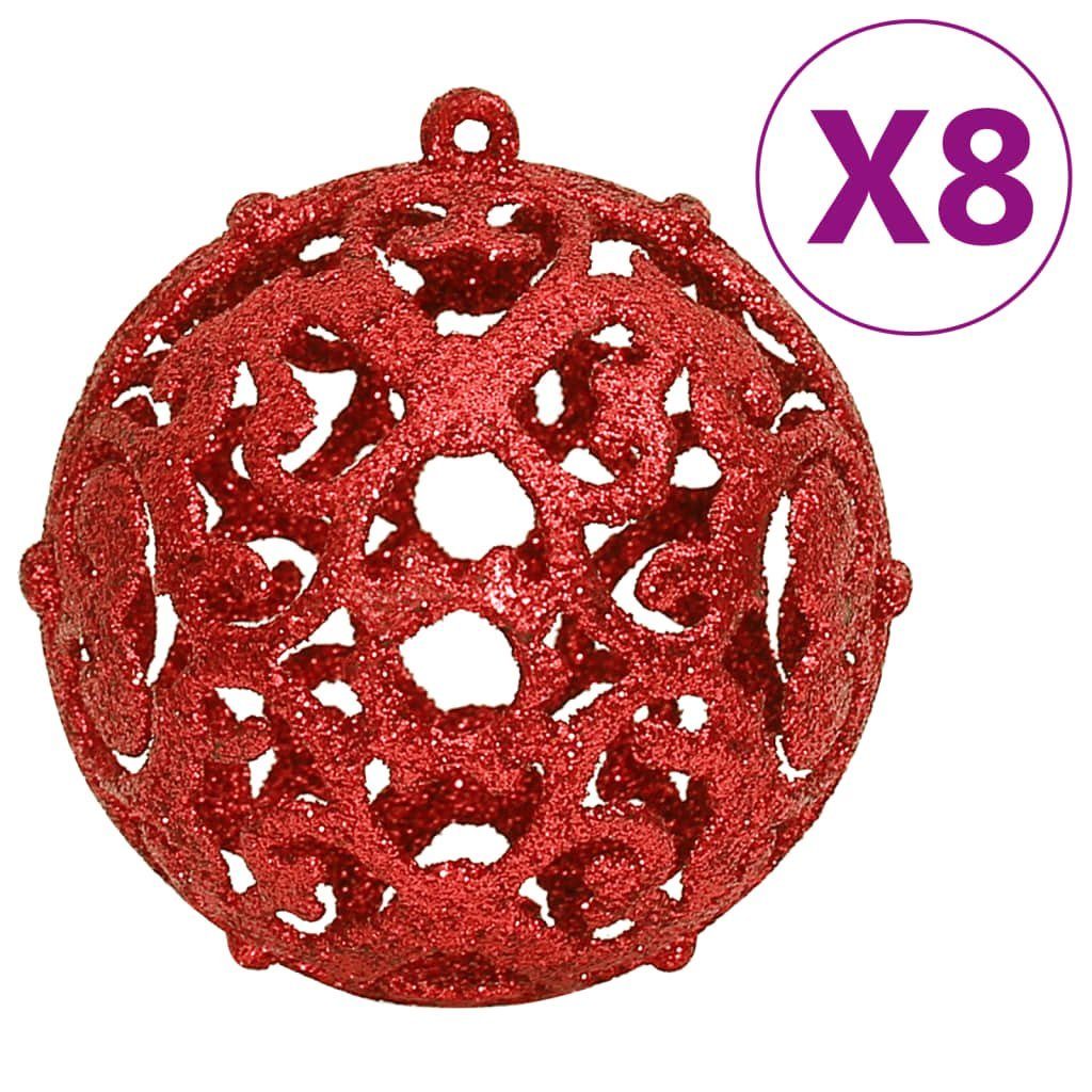 vidaXL Christbaumschmuck (111-tlg) Rot Polystyrol Weihnachtskugel-Set 111-tlg