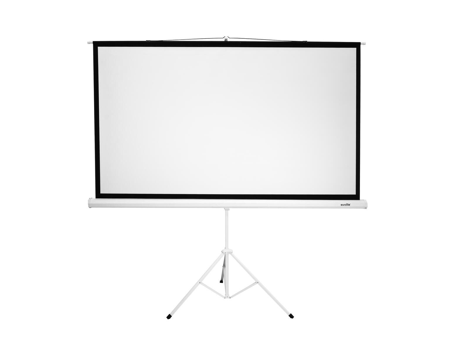 EUROLITE Projektionsleinwand 16:9 2x1,125m mit Stativ Rahmenleinwand