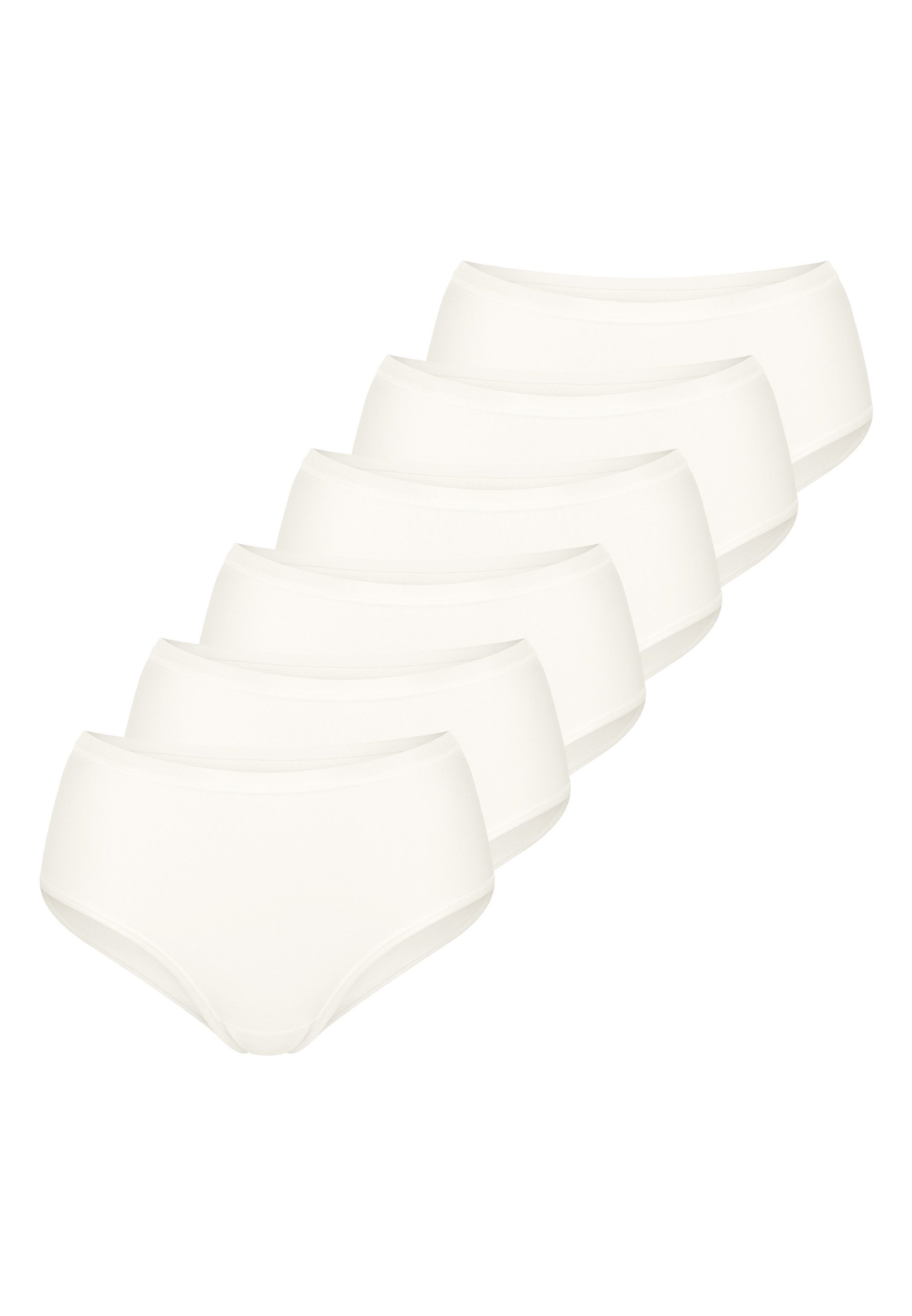 sloggi Midislip 6er Pack GO Daily Cotton (Spar-Set) Midi Slip - Baumwolle - Atmungsaktiv
