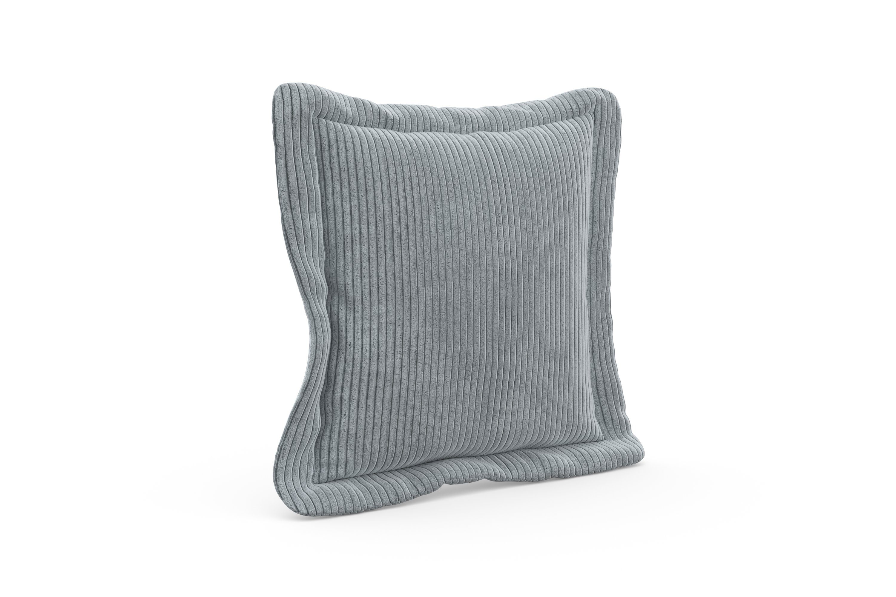 TRENDMANUFAKTUR Sofakissen Bourbon, (1 St), modernes Flatkissen 70x70 cm, in trendigem Cord erhältlich, universal